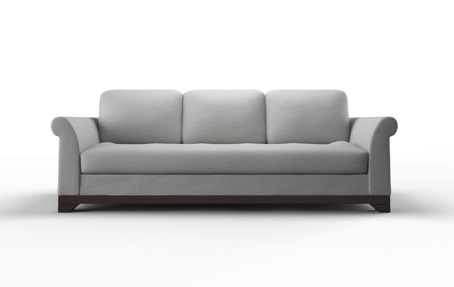 Denver Parker Silver Sofa espresso legs 1