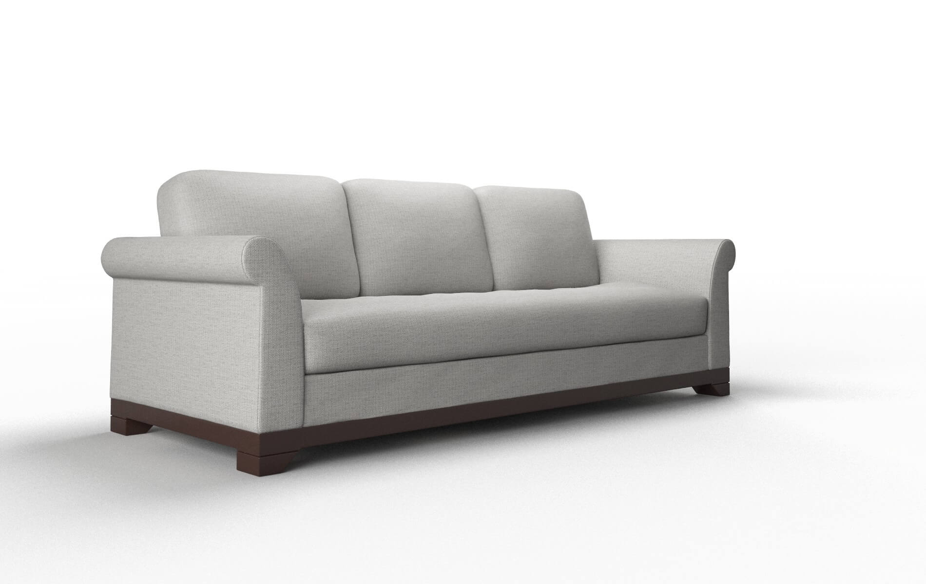 Denver Parker Silver Sofa espresso legs 2