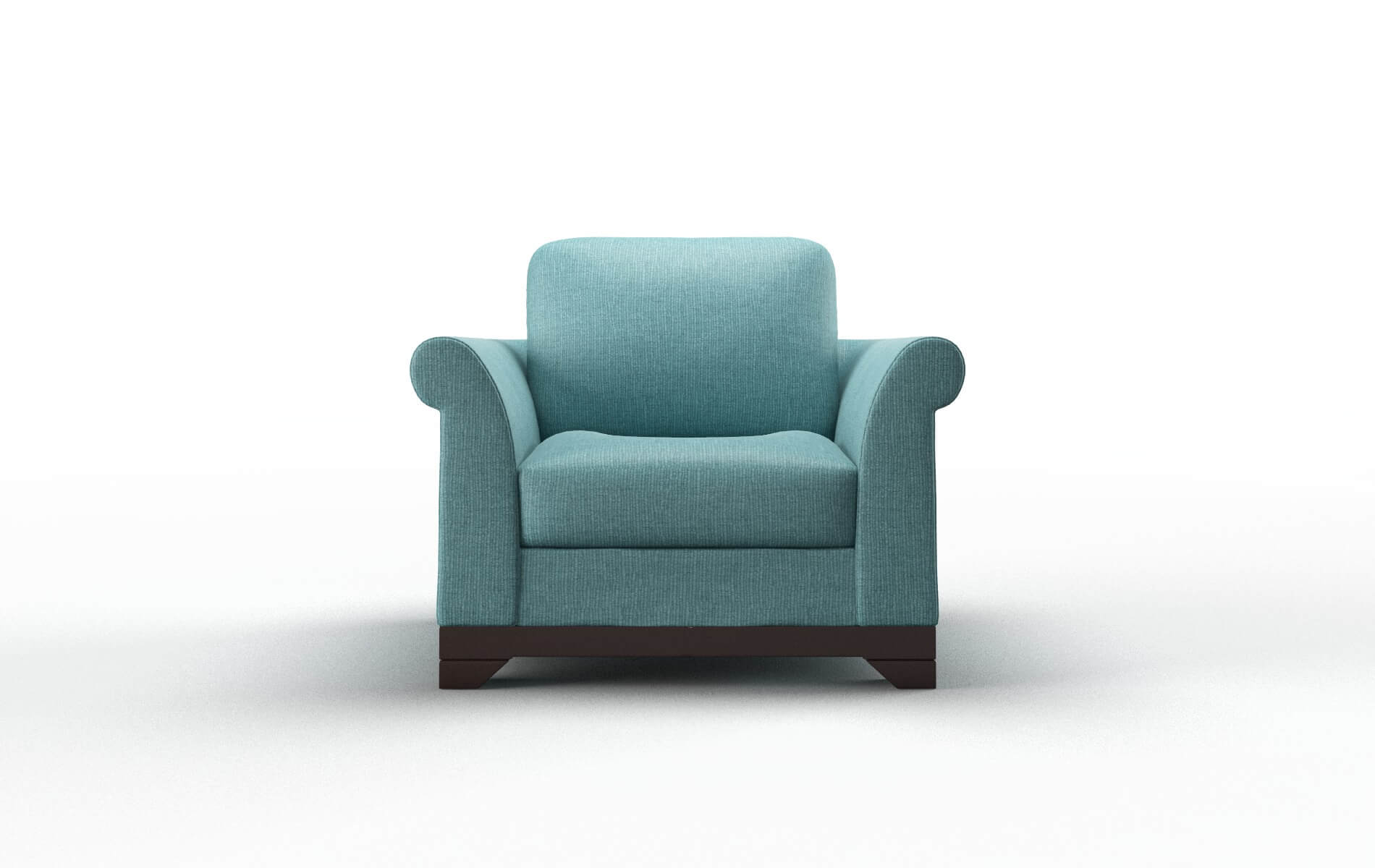 Denver Parker Turquoise Chair espresso legs 1