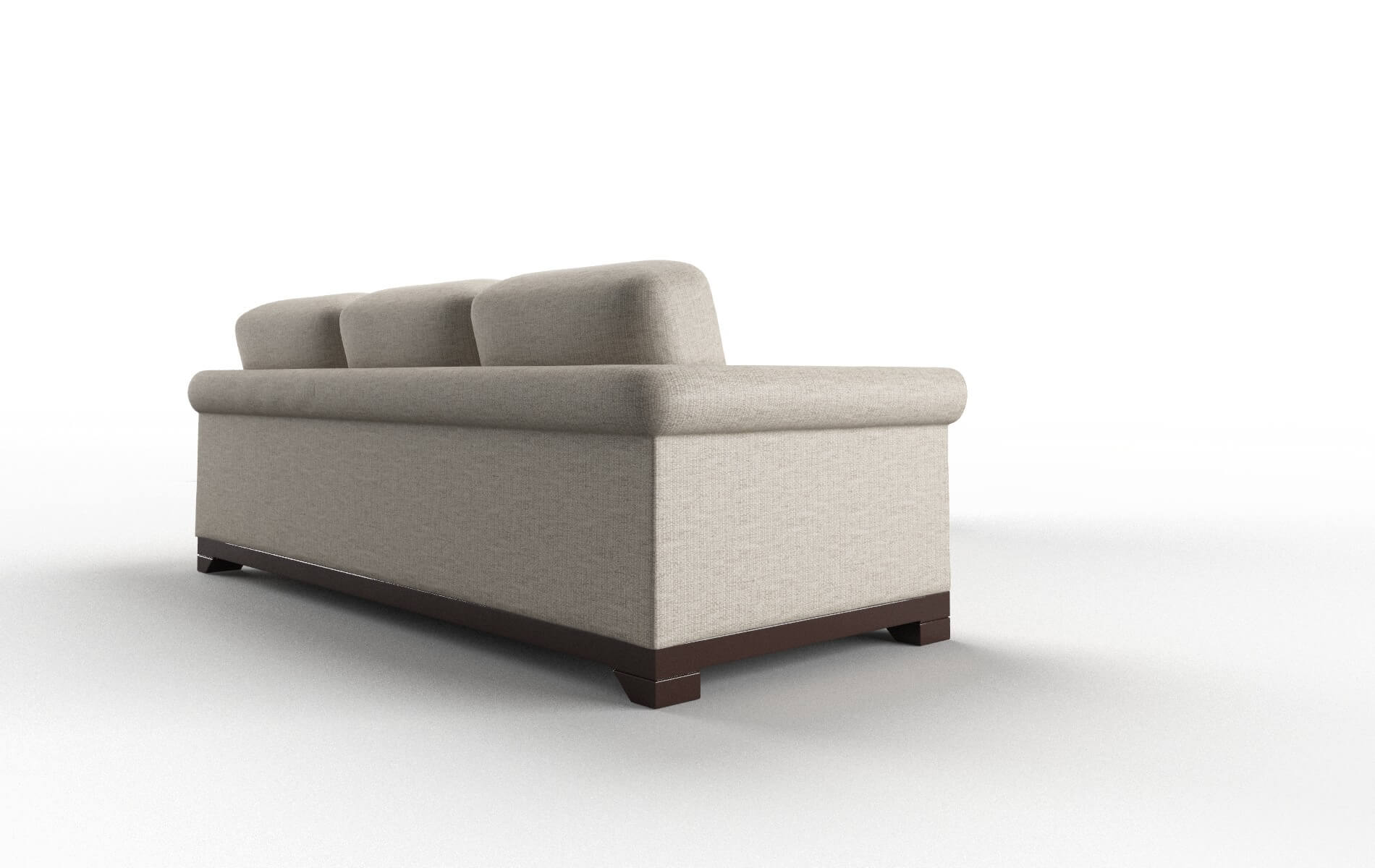 Denver Parker Wheat Sectional espresso legs 3