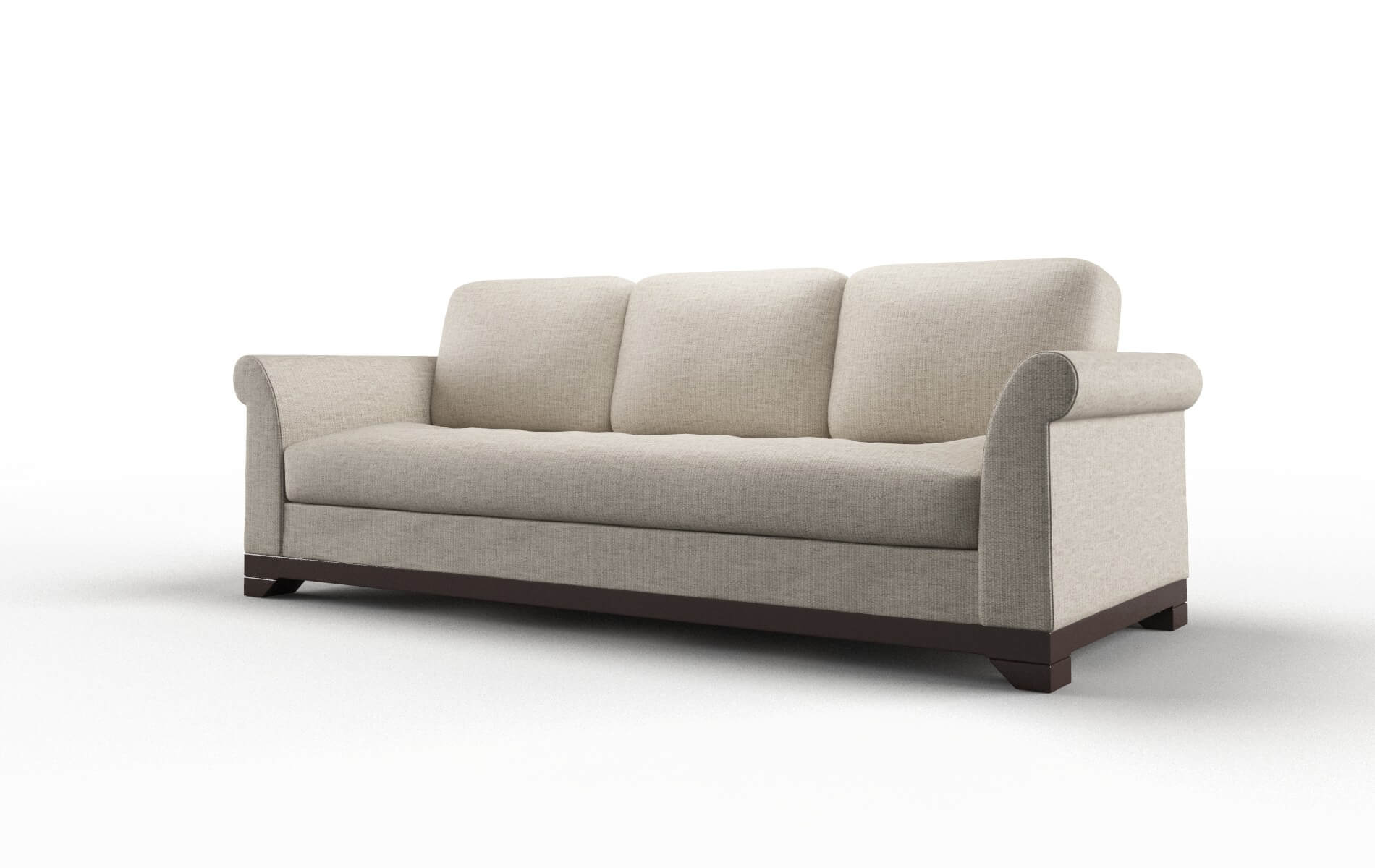 Denver Parker Wheat Sofa espresso legs 4