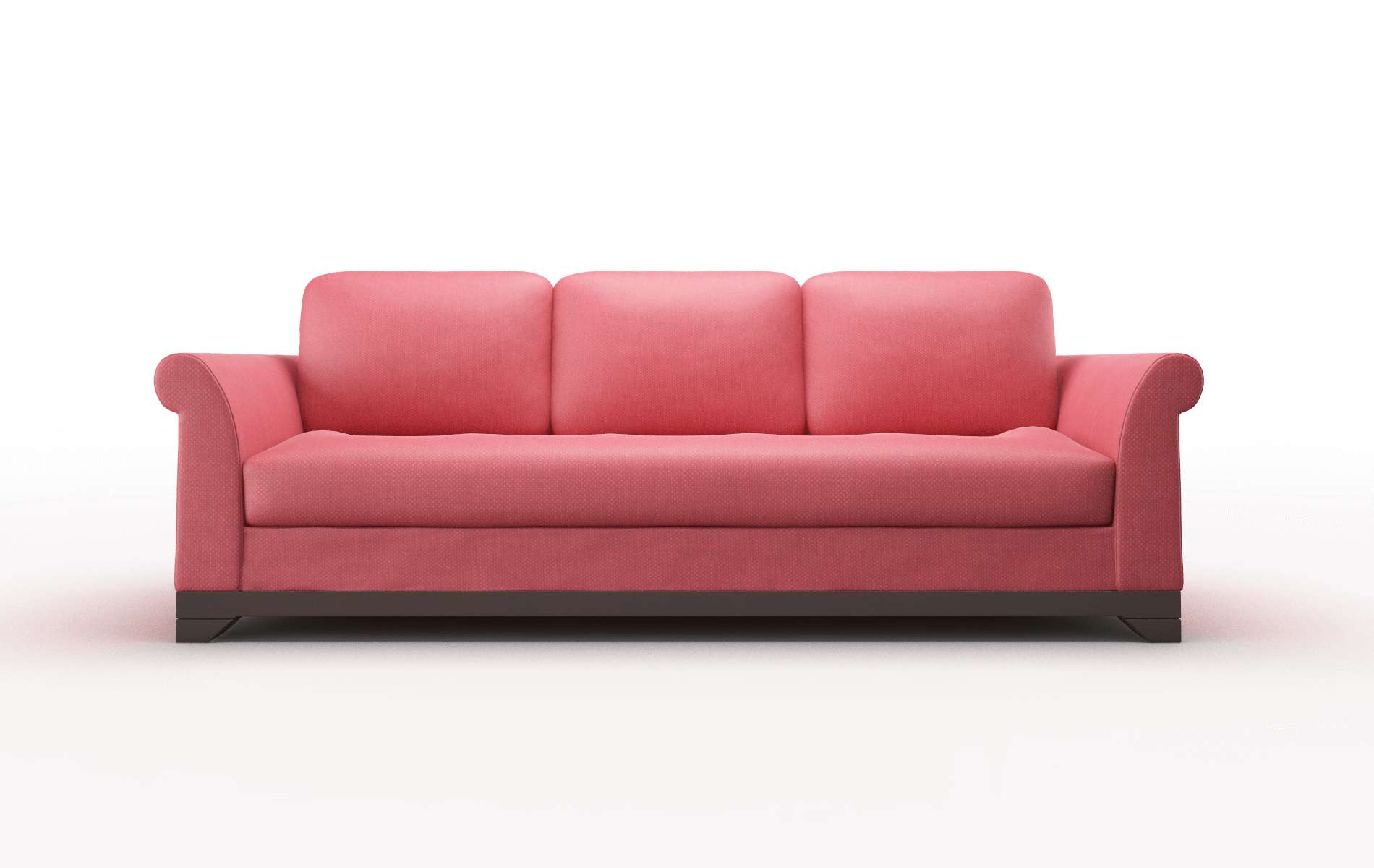 Denver Pauline Ruby Sofa espresso legs 1