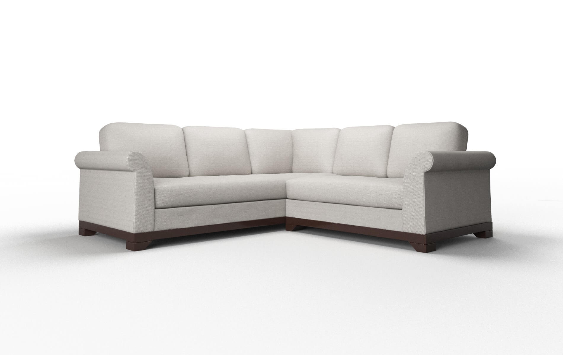Denver Phoenix Sterling Sectional espresso legs 1