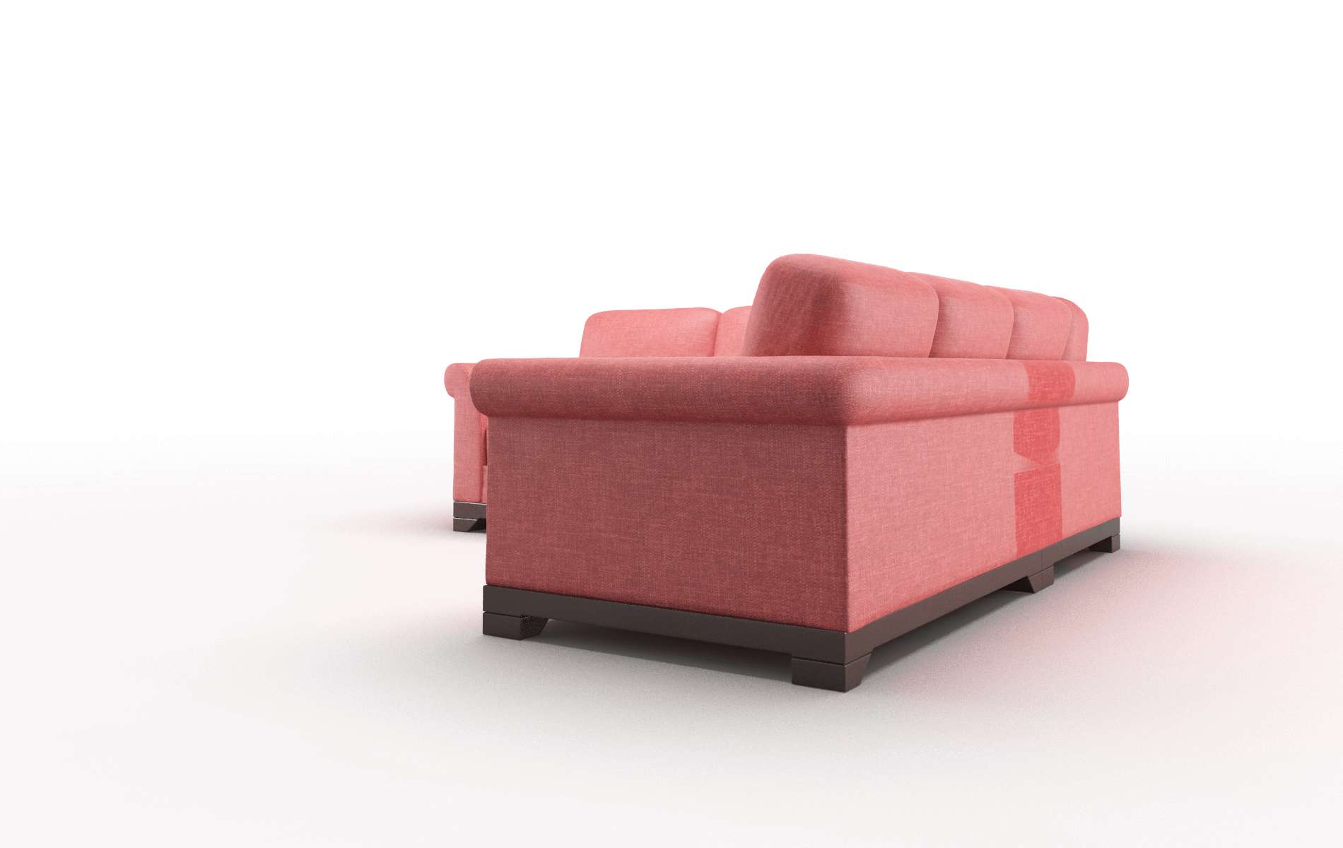 Denver Portland Berry Sectional espresso legs 4