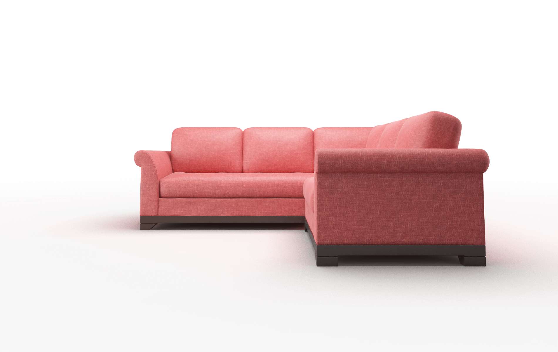 Denver Portland Berry Sectional espresso legs 5