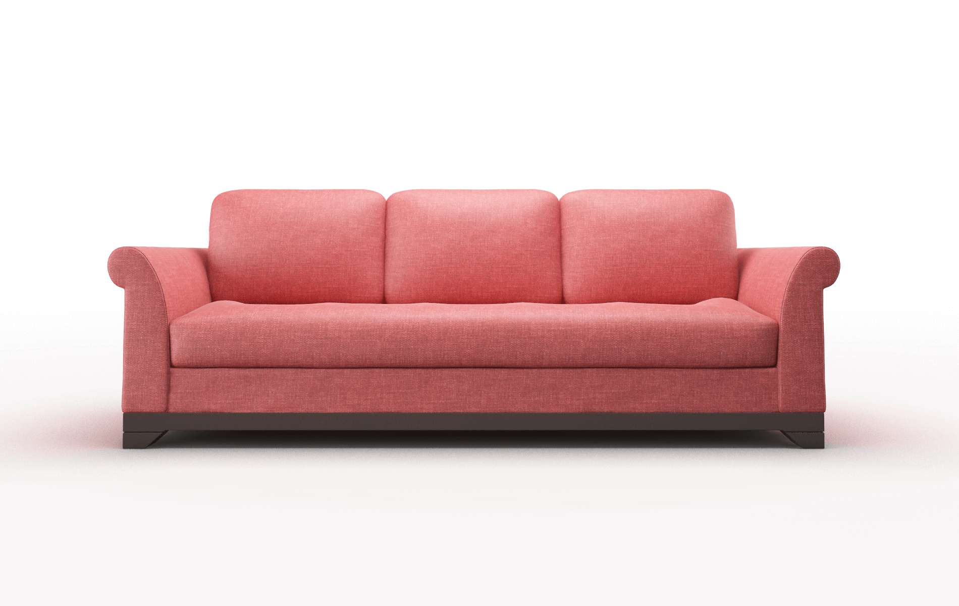 Denver Portland Berry Sofa espresso legs 1