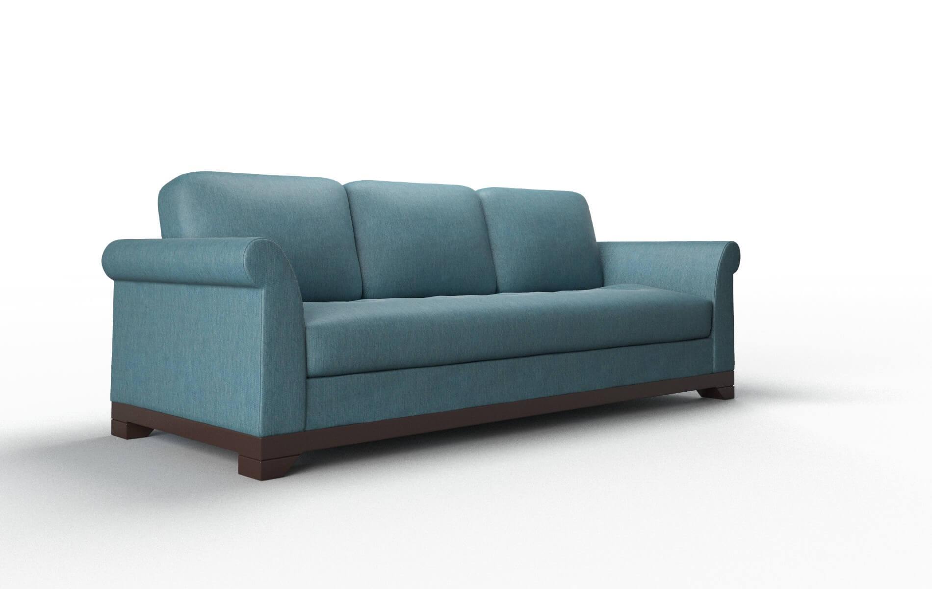 Denver Portland Prussian Sofa espresso legs 2