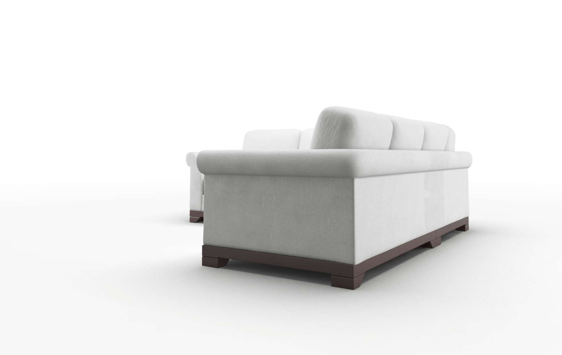 Denver Prisma Steam Sectional espresso legs 4