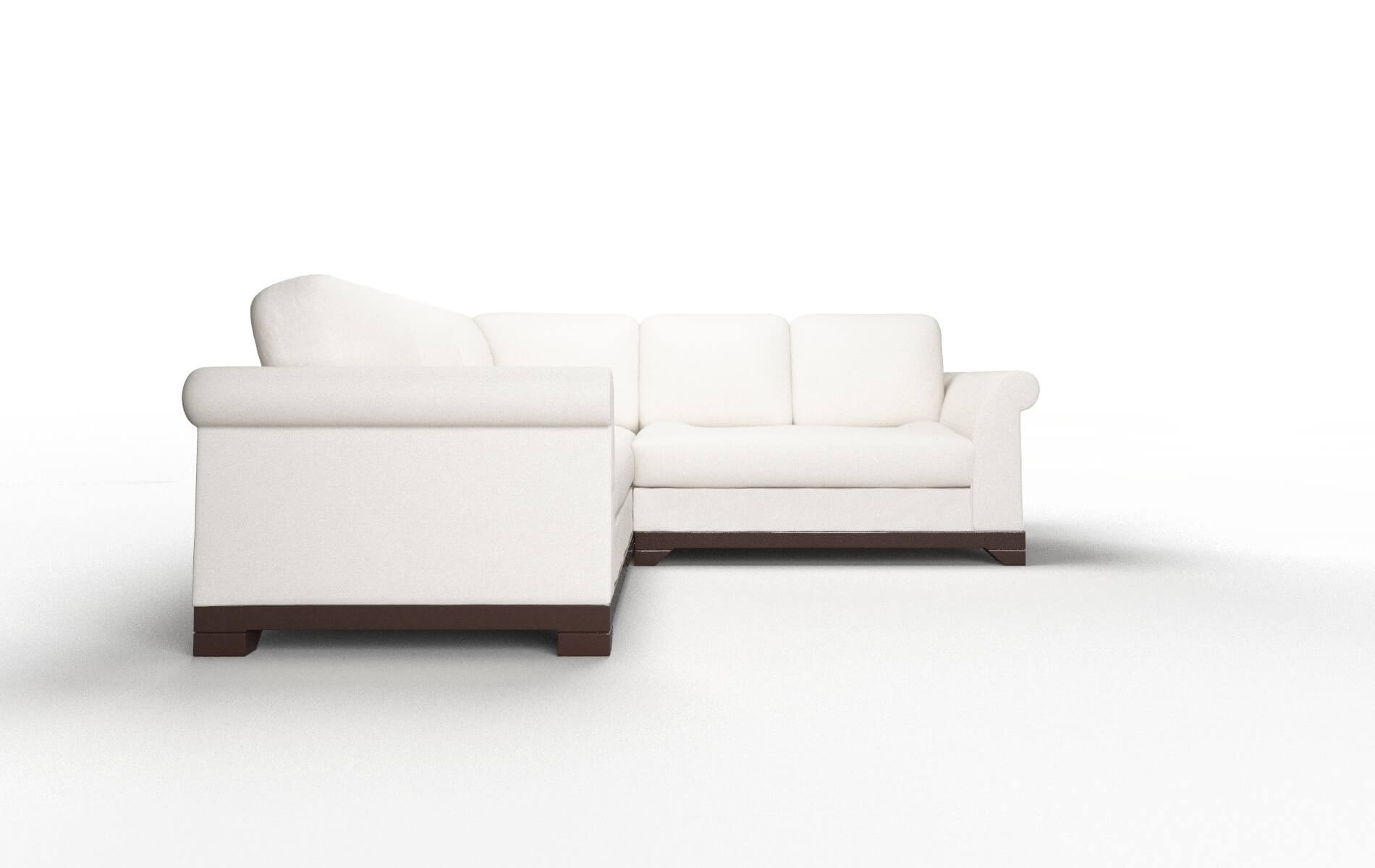 Denver Redondo Pearl Sectional espresso legs 2