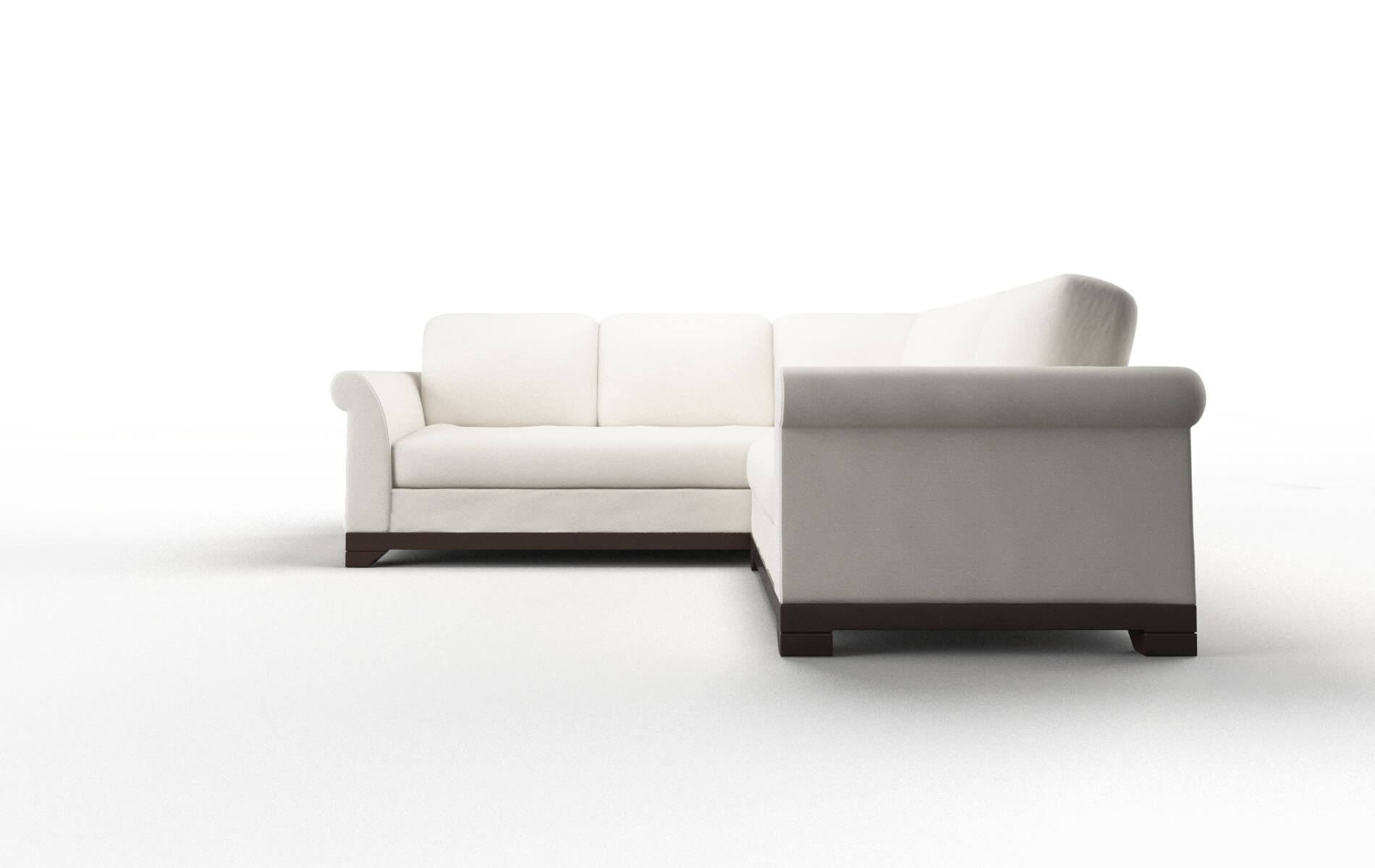 Denver Redondo Pearl Sectional espresso legs 5