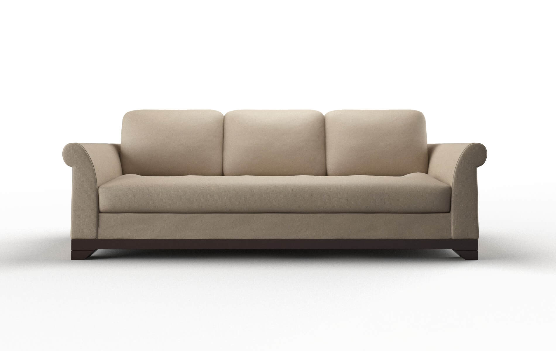 Denver Rocket cappuccino Sofa Espresso Legs  1