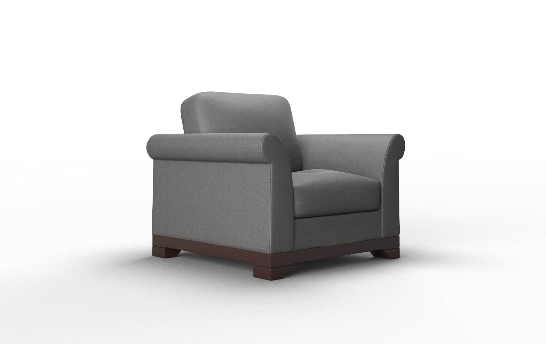 Denver Rocket Charcoal Chair espresso legs 2