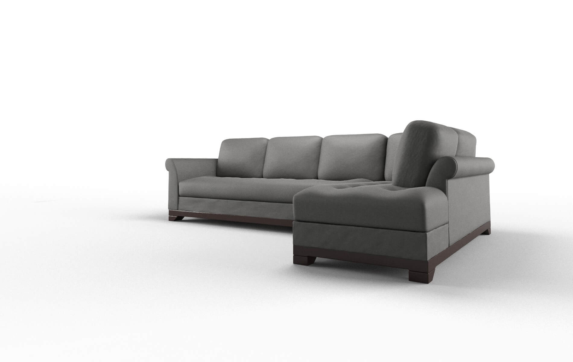 Denver Rocket Charcoal Panel espresso legs 4