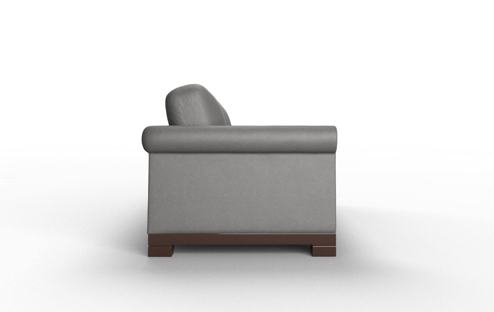 Denver Rocket Charcoal Sofa espresso legs 3