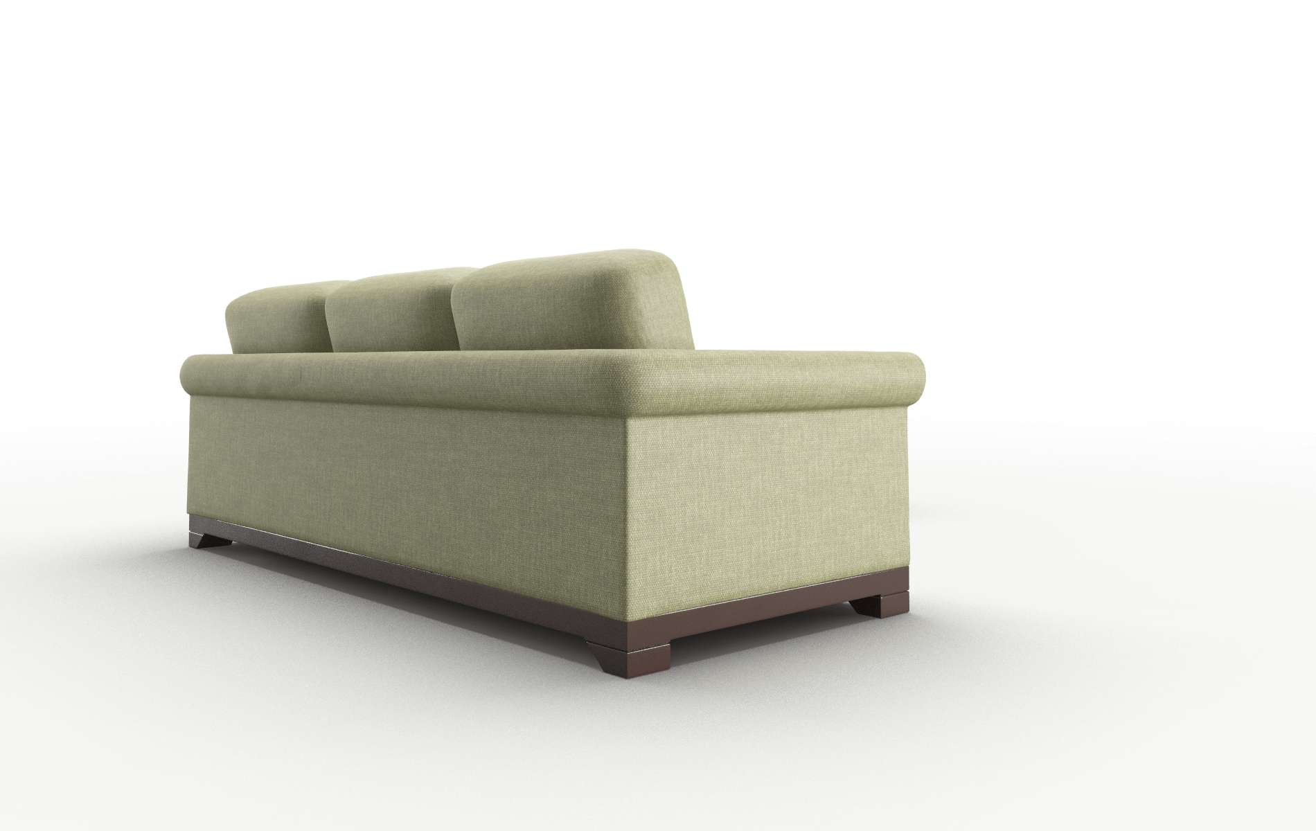 Denver Rocket Evergreen Sectional espresso legs 3