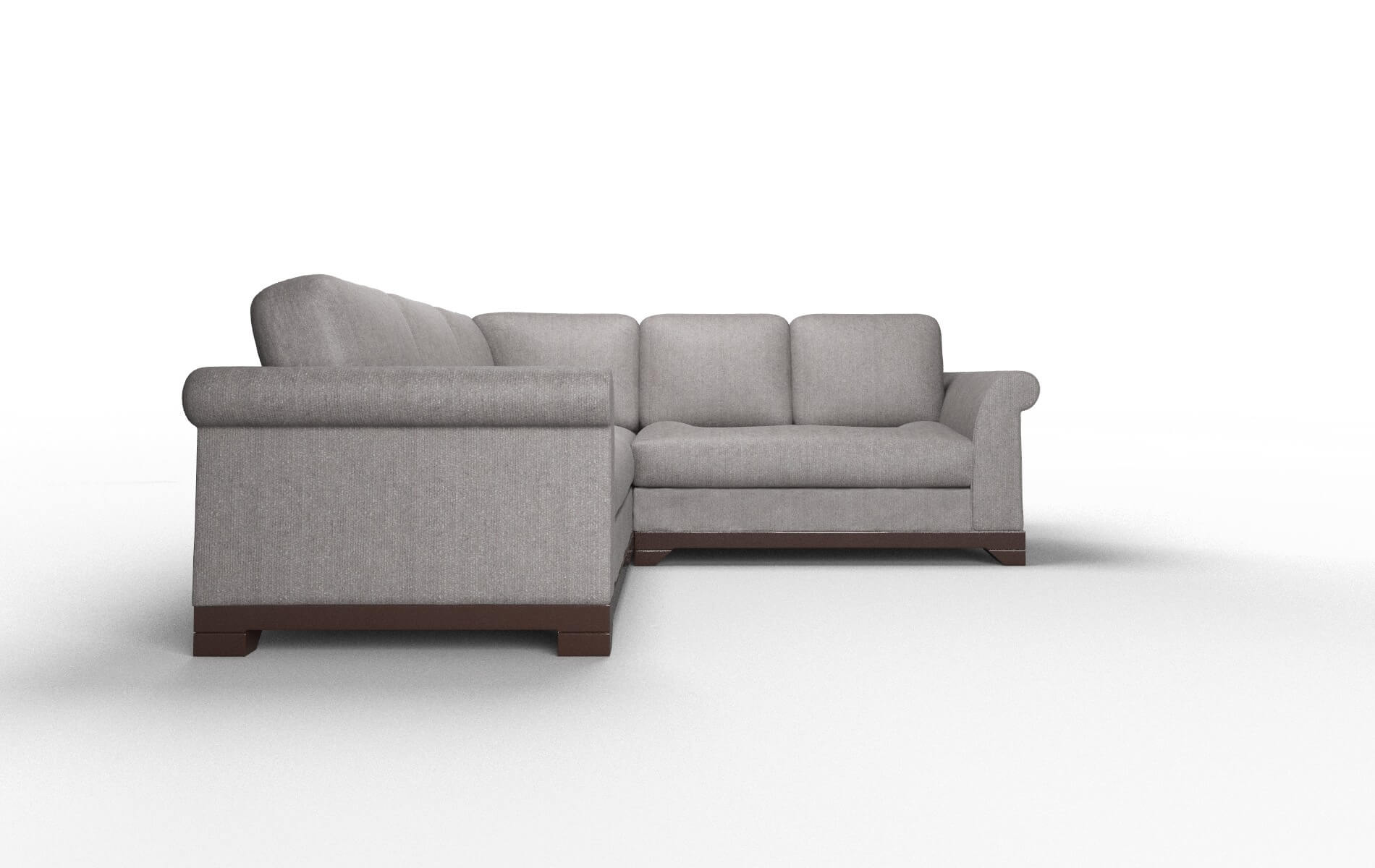 Denver Sasha Granite Sectional espresso legs 2