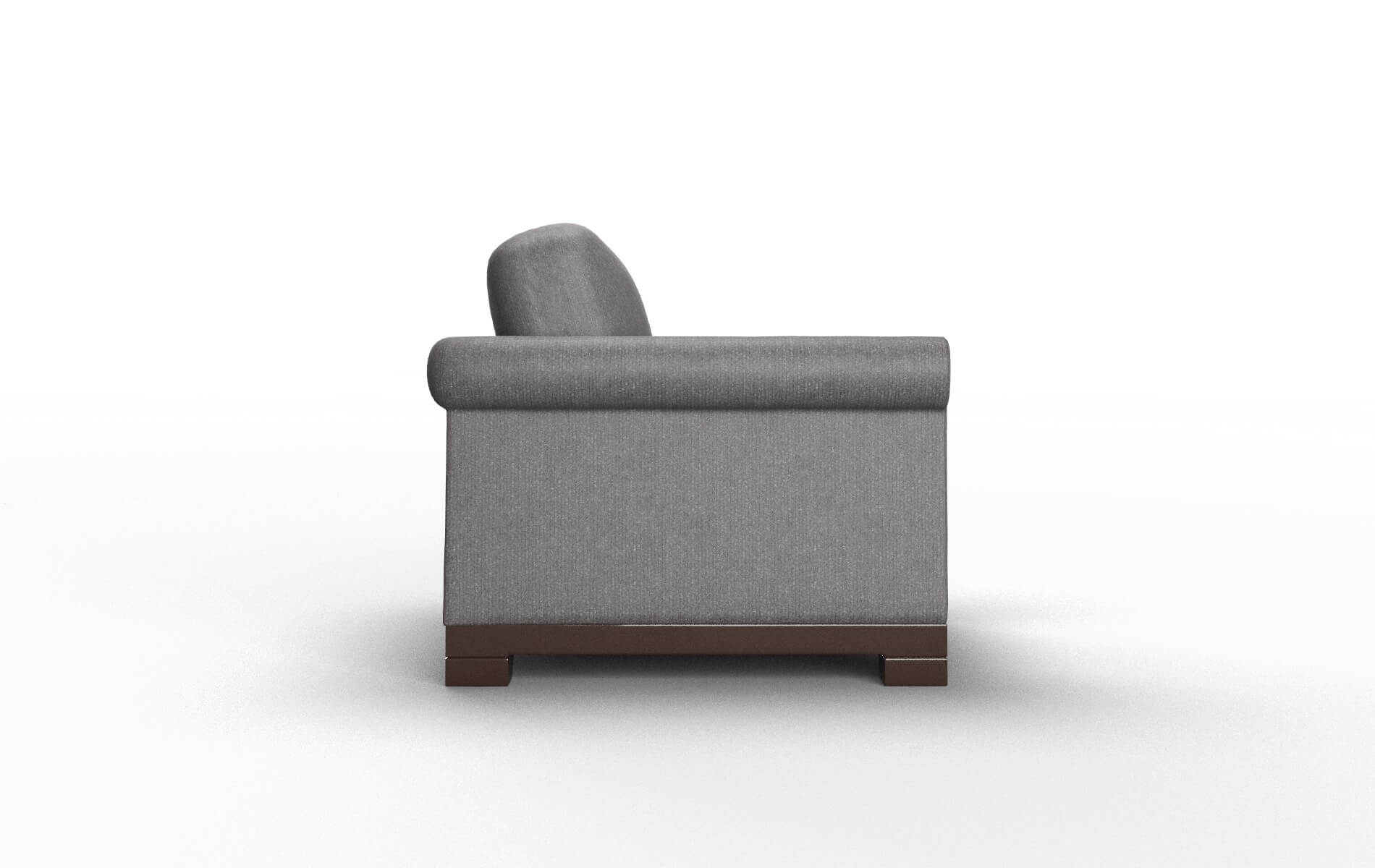 Denver Sasha Grey Chair espresso legs 3