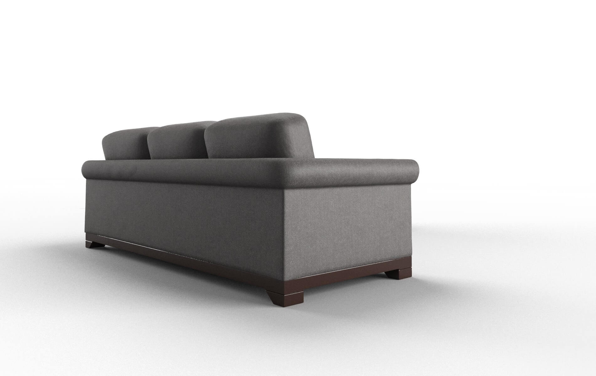 Denver Sasha Grey Sectional espresso legs 3