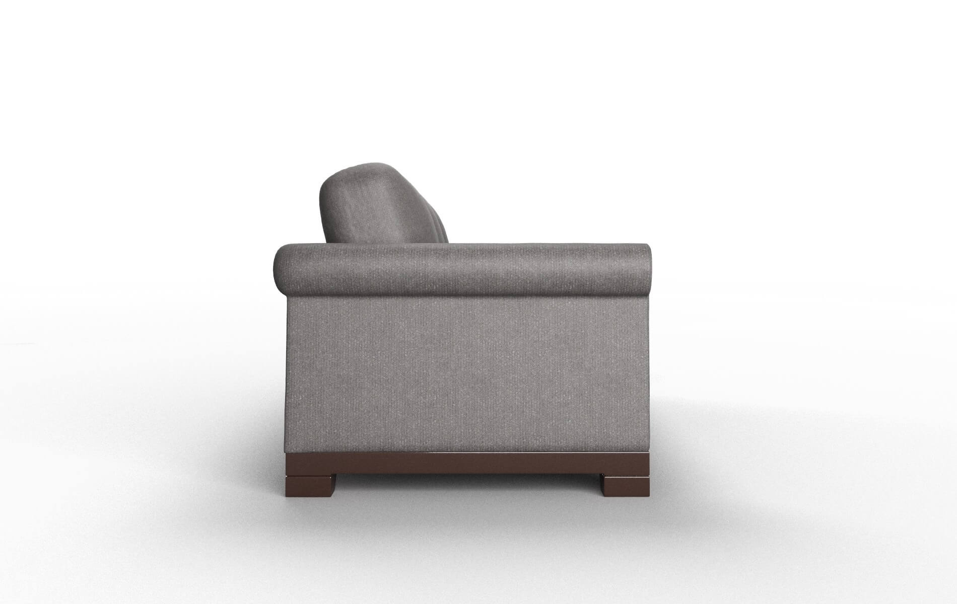 Denver Sasha Grey Sofa espresso legs 3