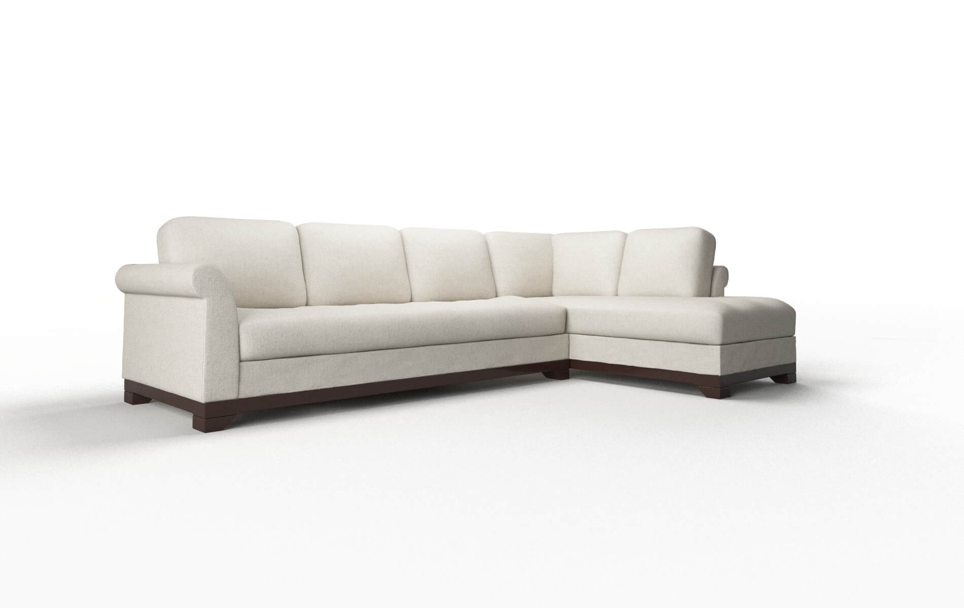 Denver Sasha Linen Panel espresso legs 2