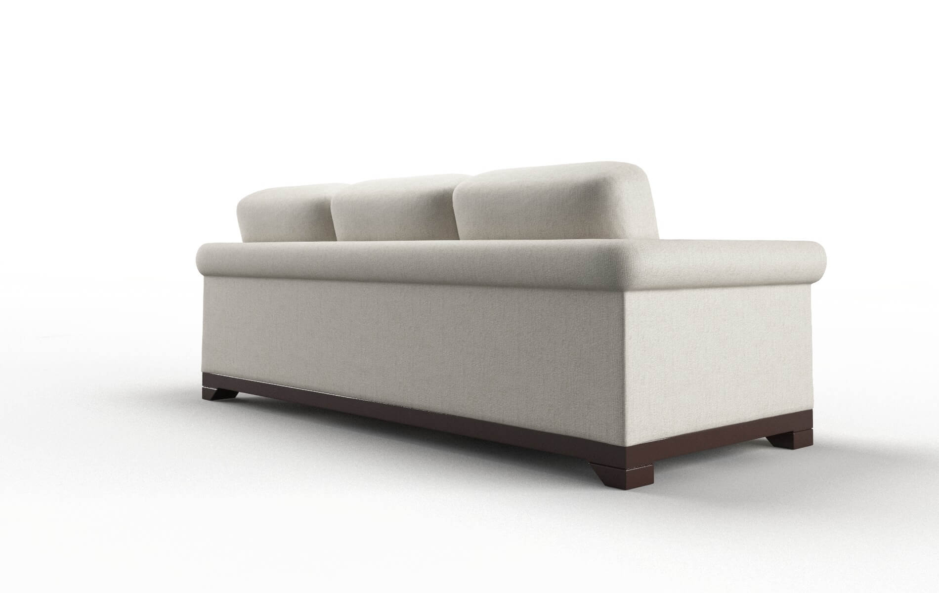 Denver Sasha Linen Sofa espresso legs 5
