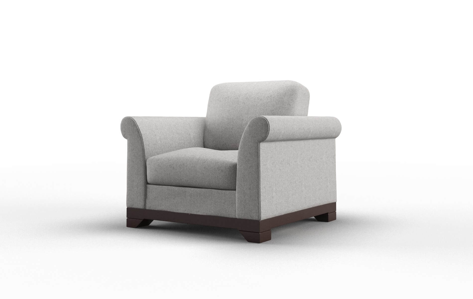 Denver Sasha Silver Chair espresso legs 4