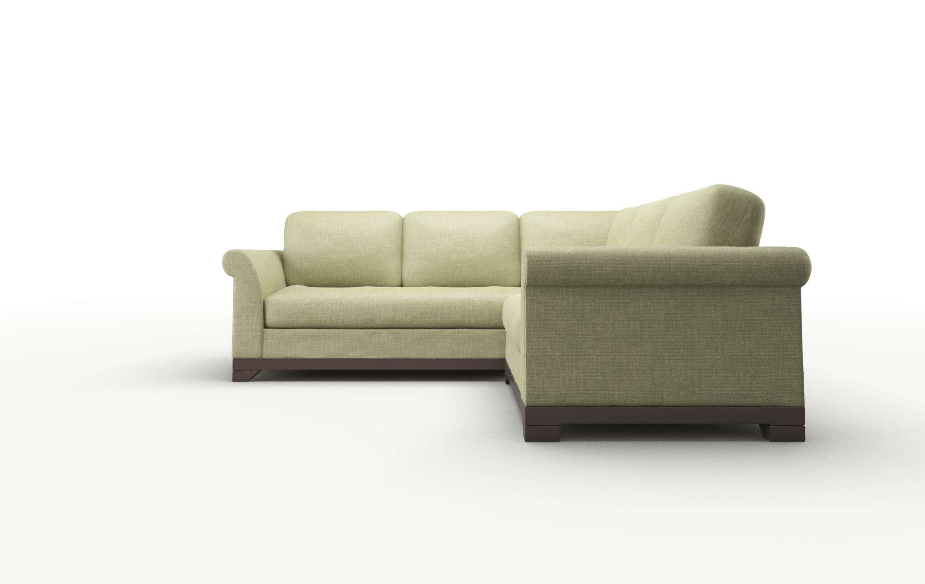 Denver Simplex Sour_apple Sectional espresso legs 5