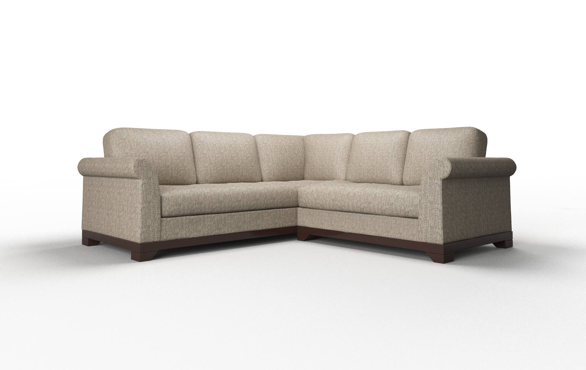 Denver Solifestyle 51 Sectional espresso legs 1