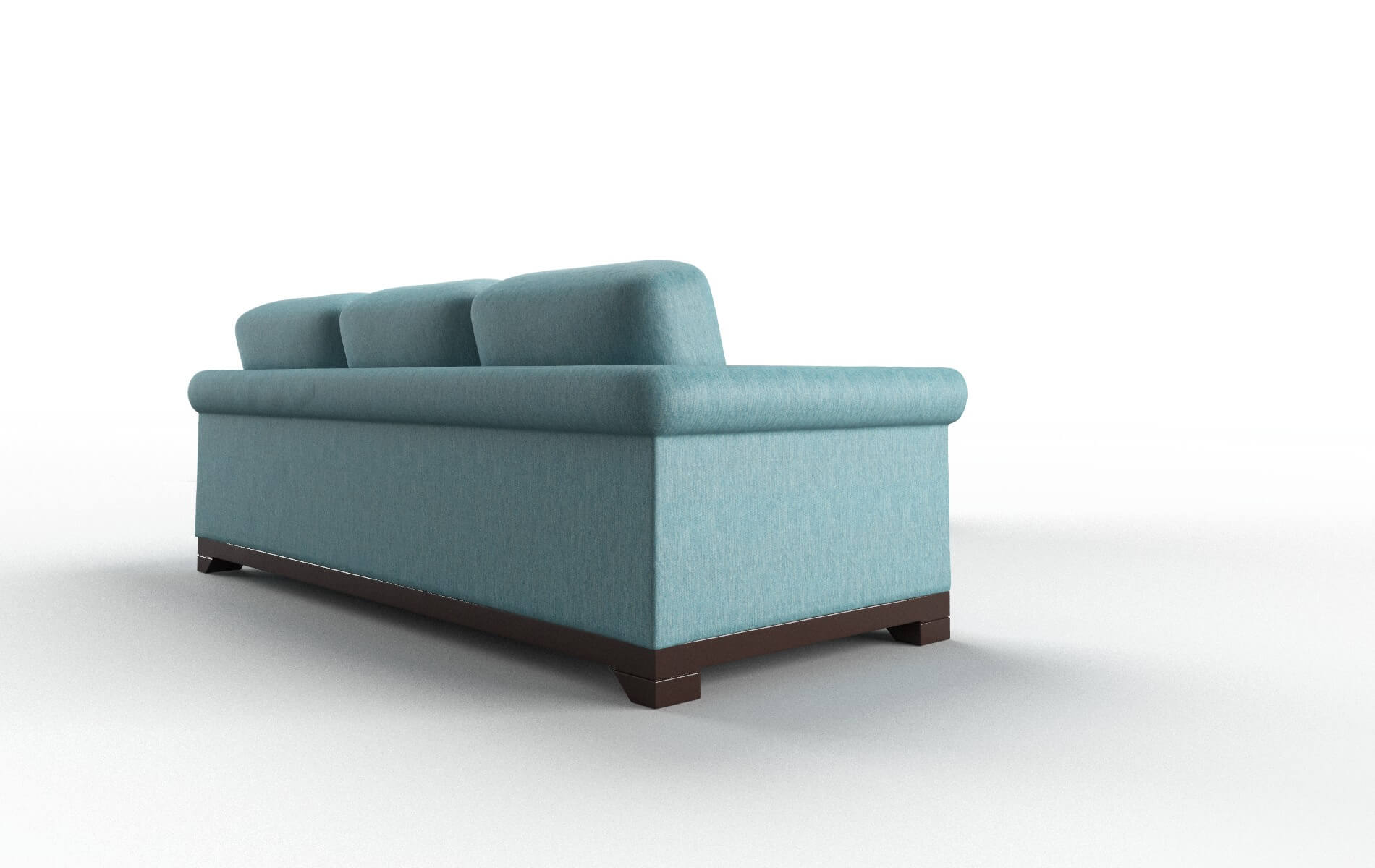 Denver Sorrento Denim Sectional espresso legs 3