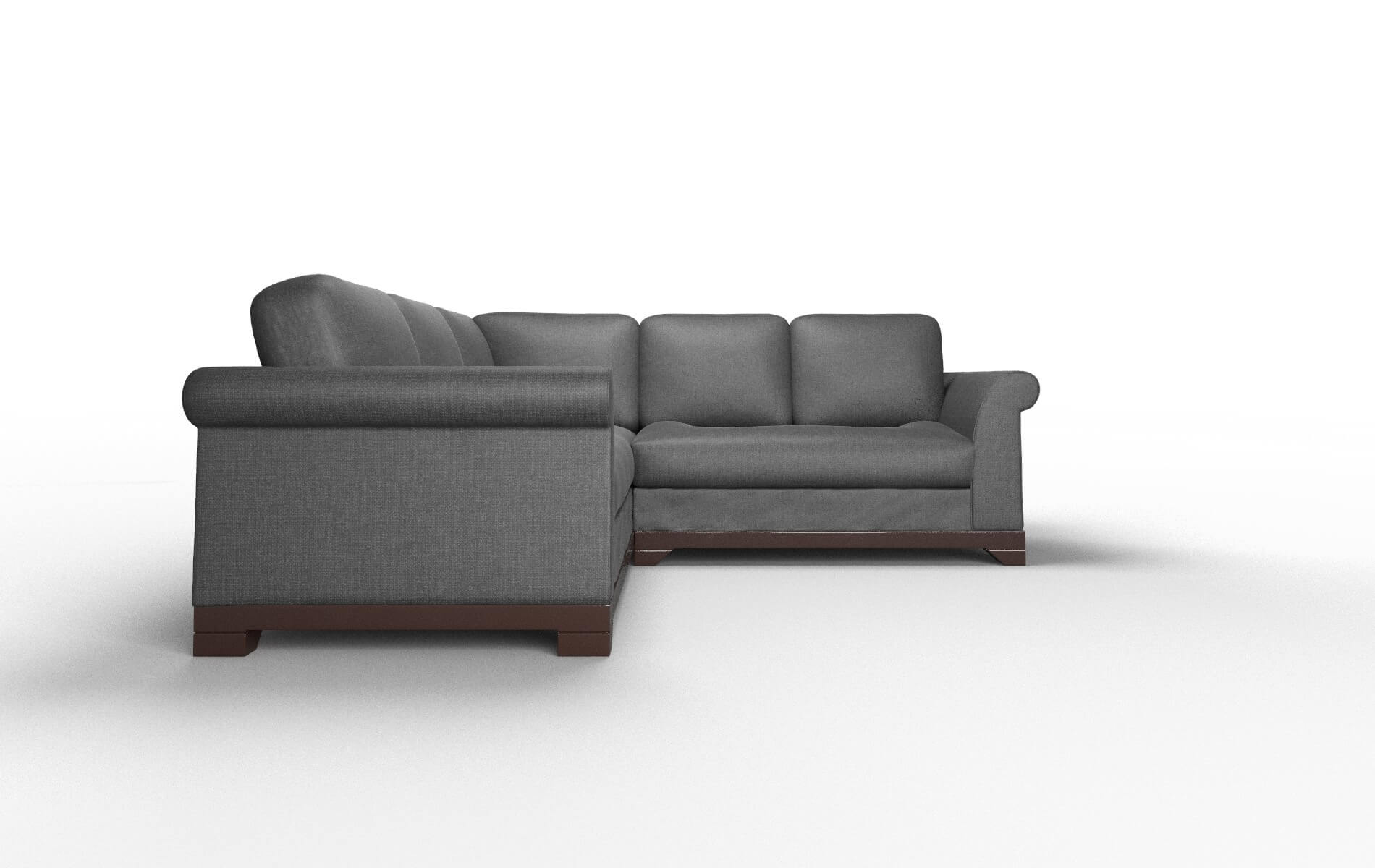 Denver Sosoftness 54 Sectional espresso legs 2