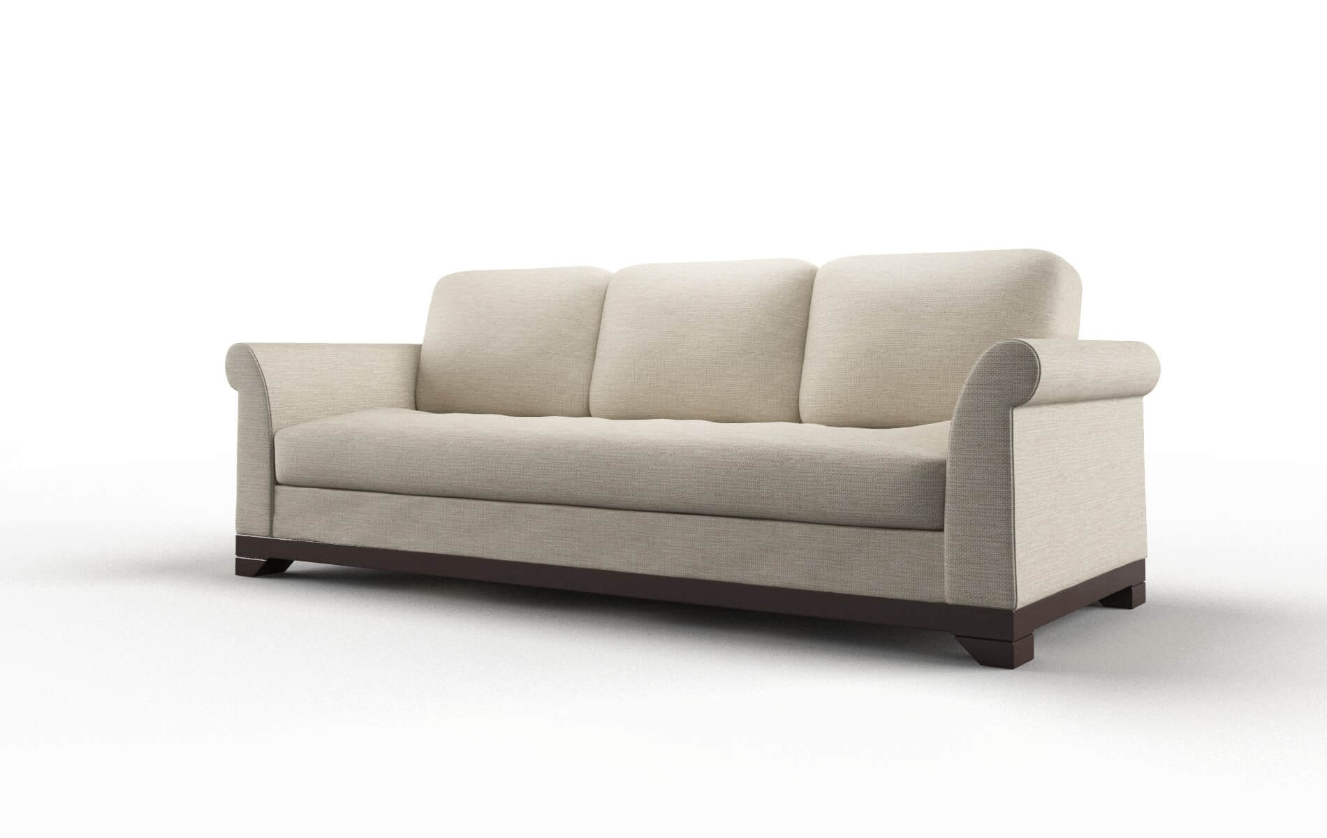 Denver Sosoftness 72 Sofa espresso legs 4
