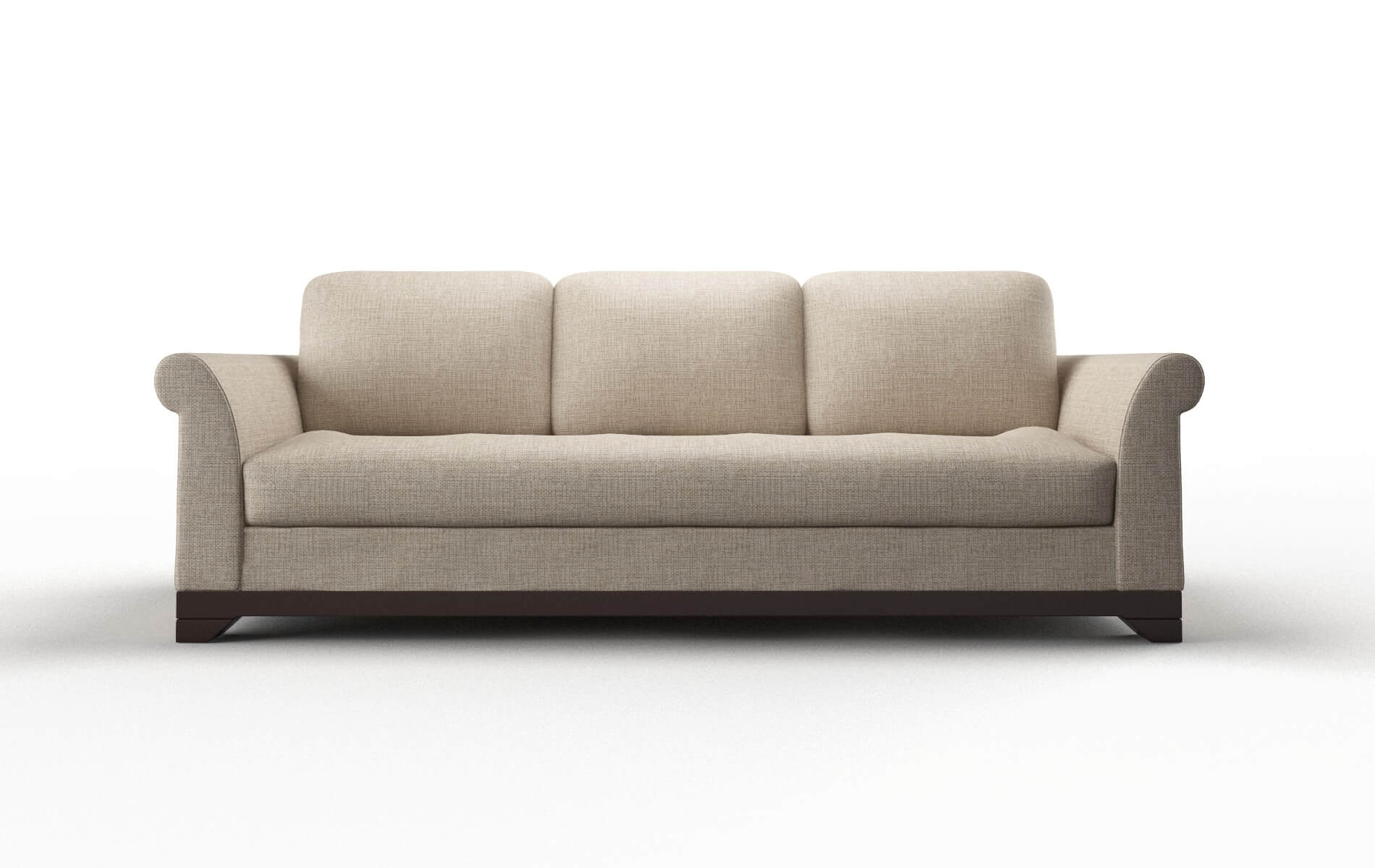 Denver Sosoftness 74 Sofa espresso legs 1