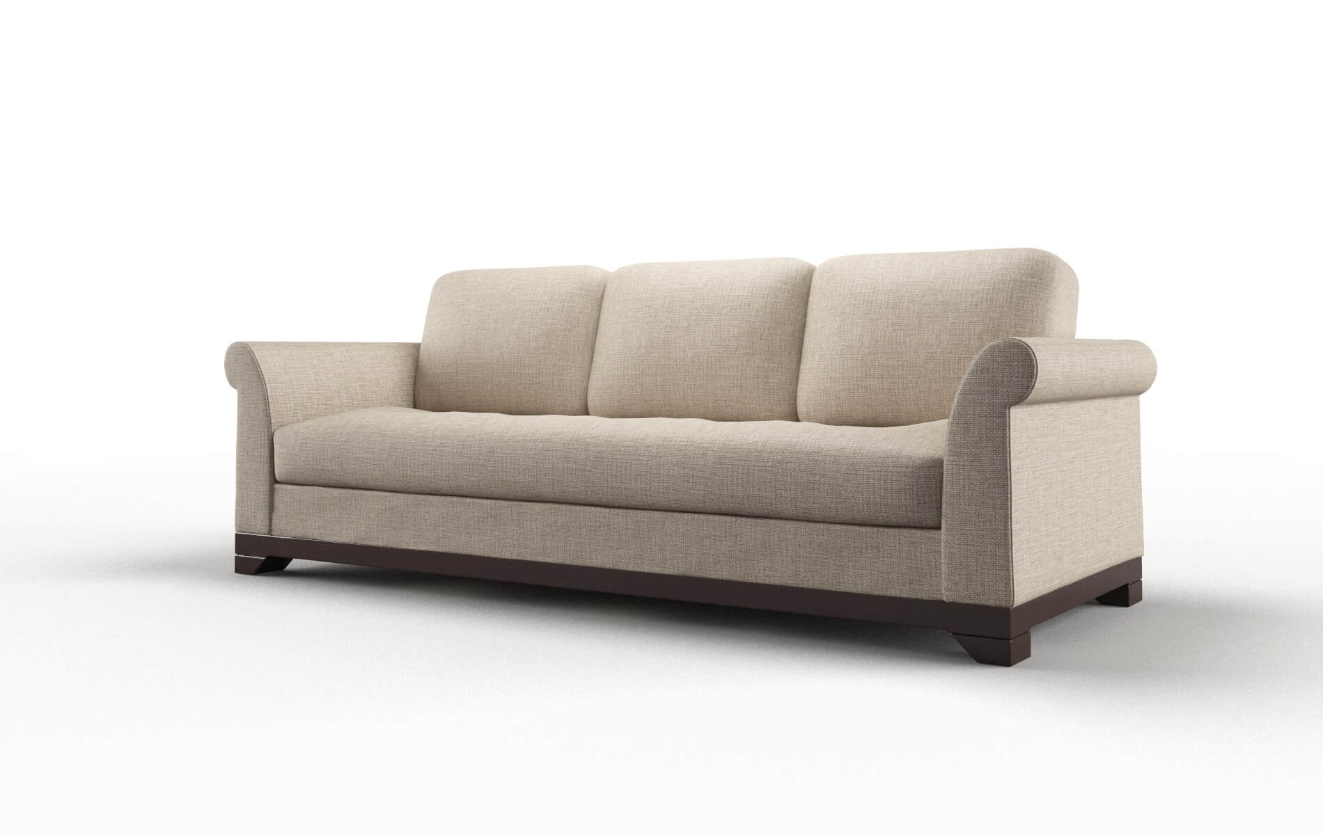 Denver Sosoftness 74 Sofa espresso legs 4