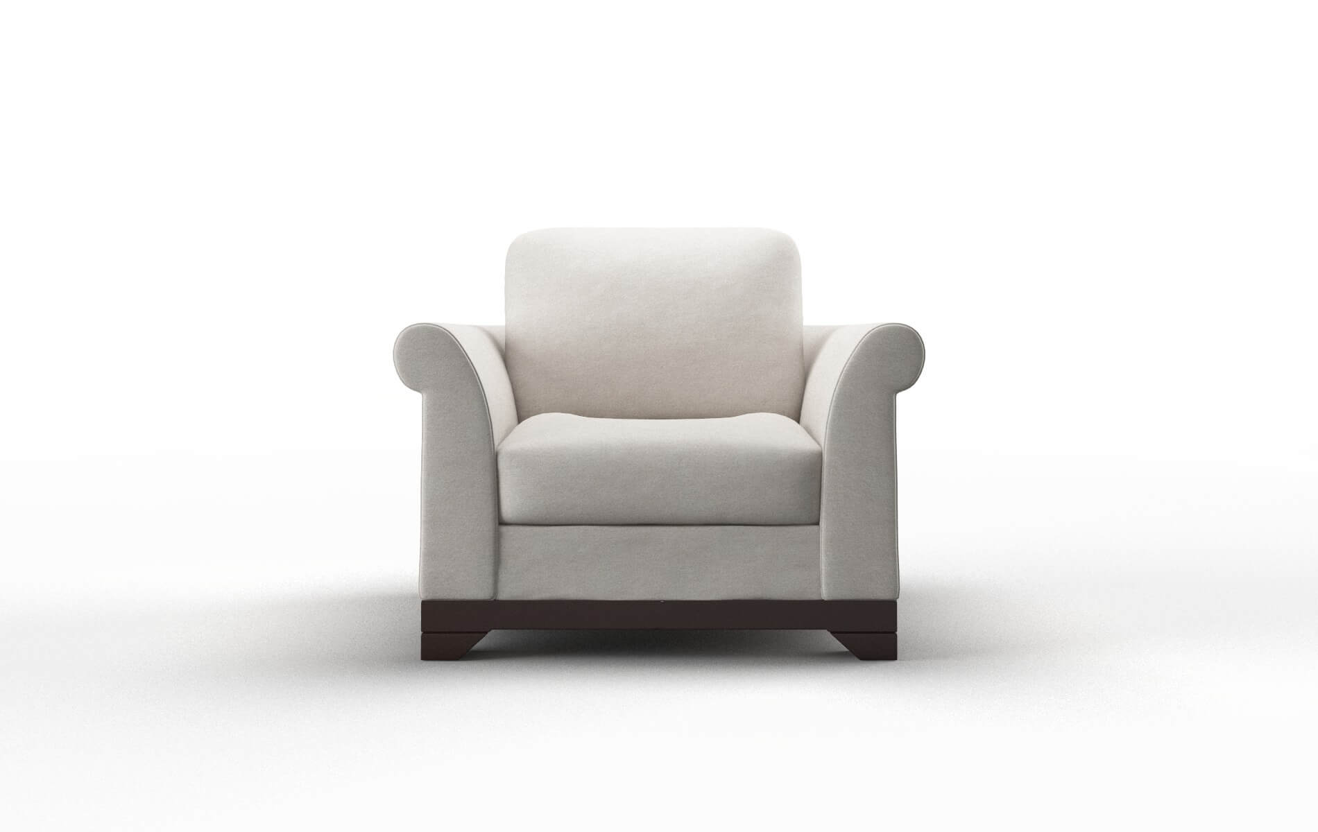 Denver Suave Dove Chair espresso legs 1