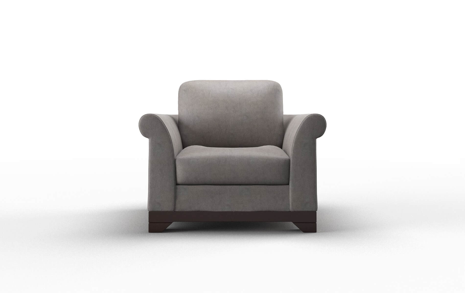 Denver Suave Slate Chair espresso legs 1