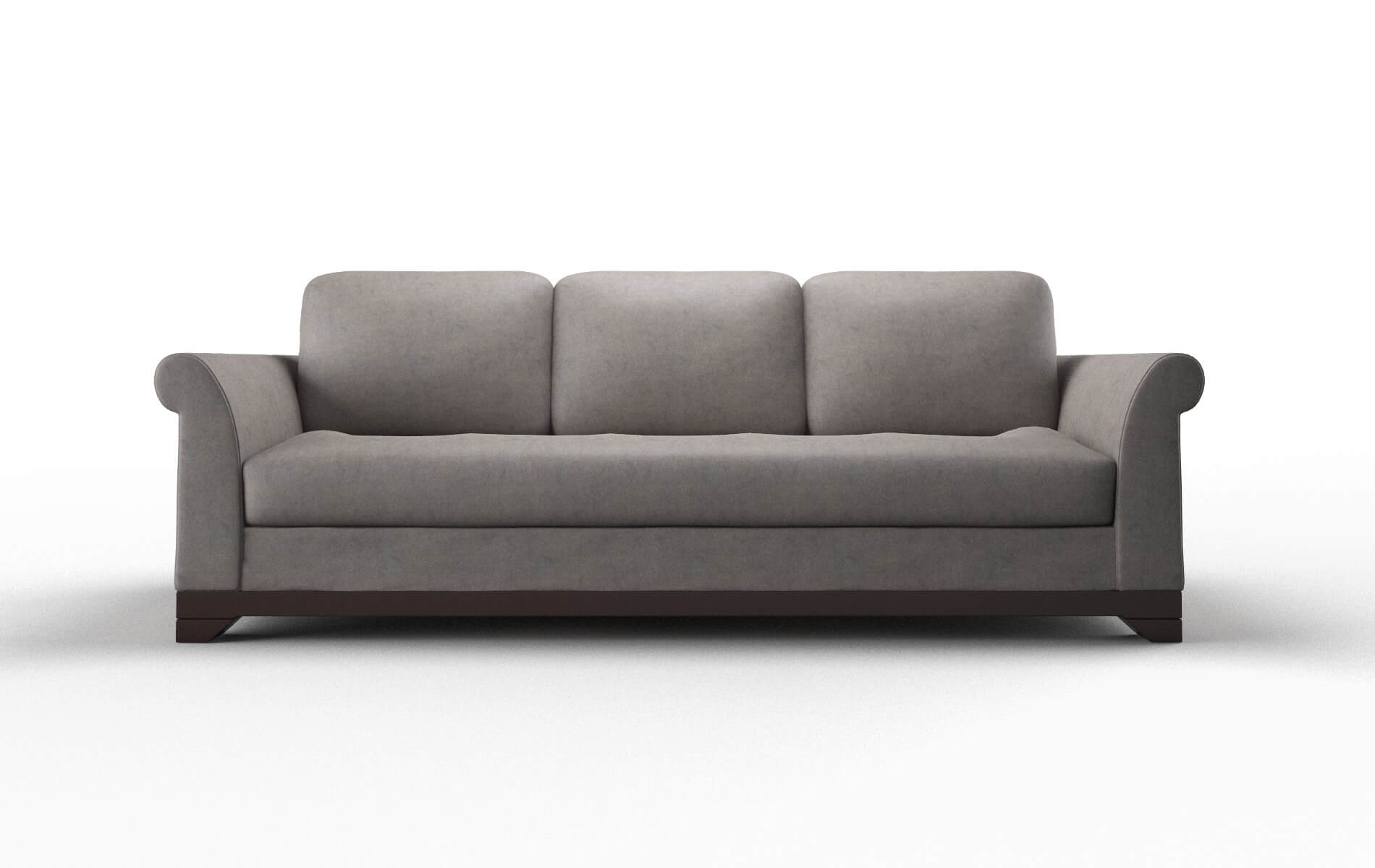 Denver Suave Slate Sofa espresso legs 1