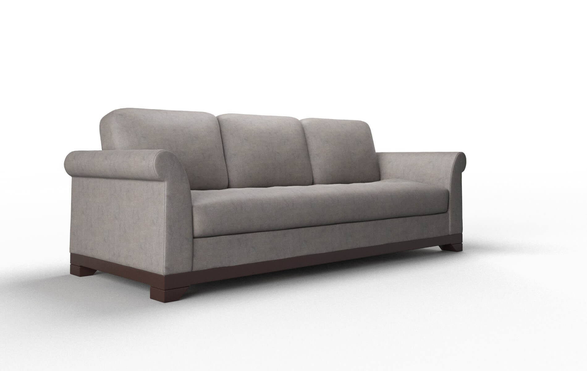 Denver Suave Slate Sofa espresso legs 2