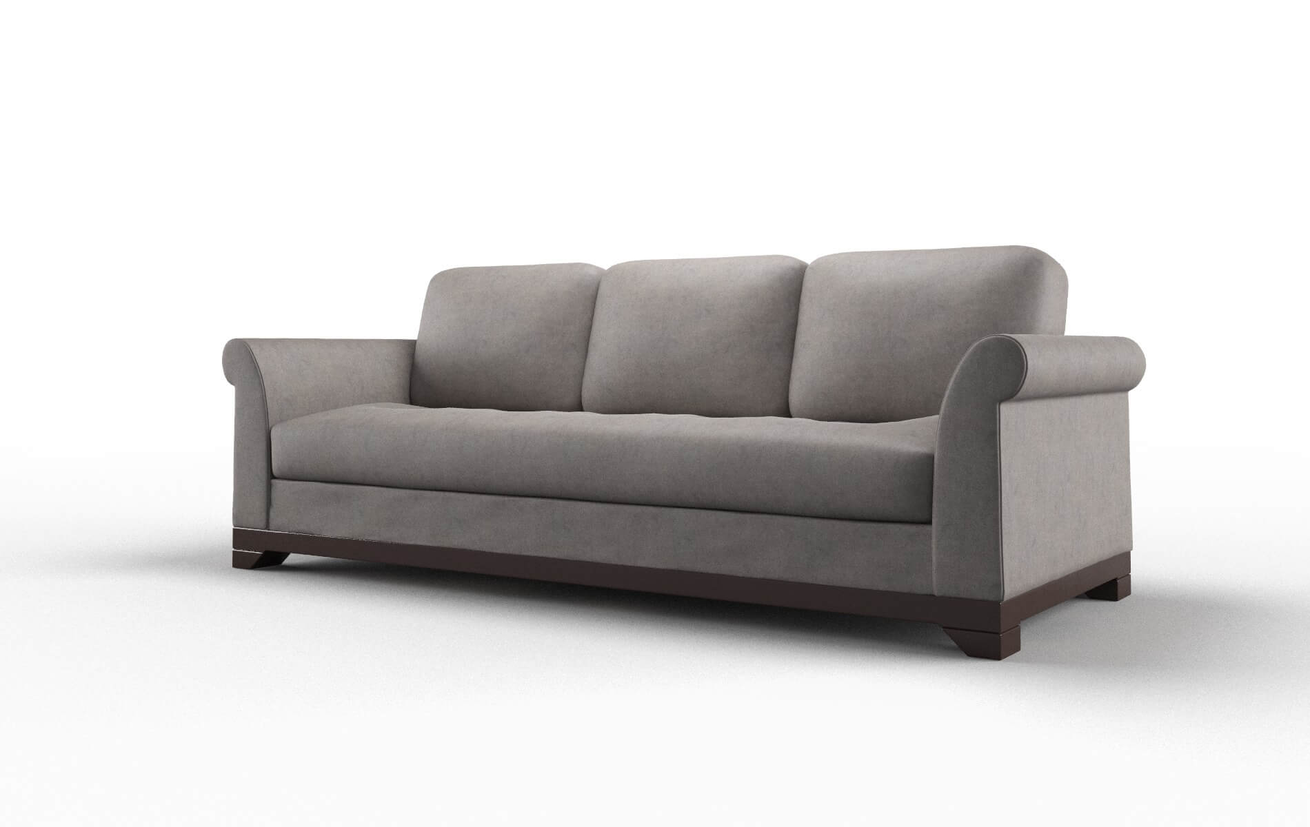 Denver Suave Slate Sofa espresso legs 4