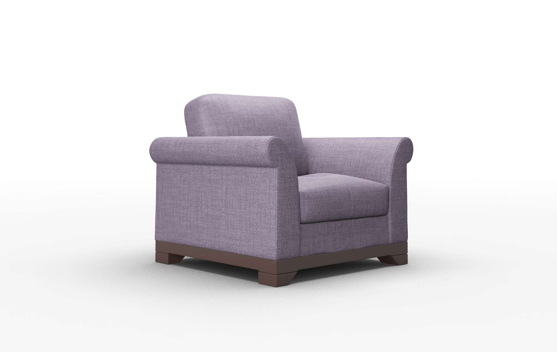 Denver Tess Blackberry Chair espresso legs 2