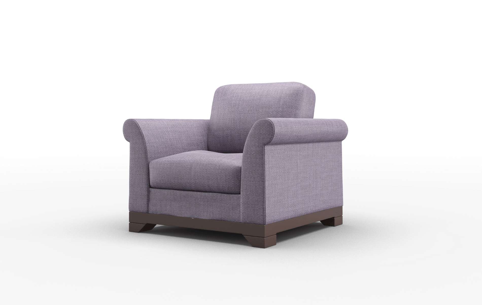 Denver Tess Blackberry Chair espresso legs 4