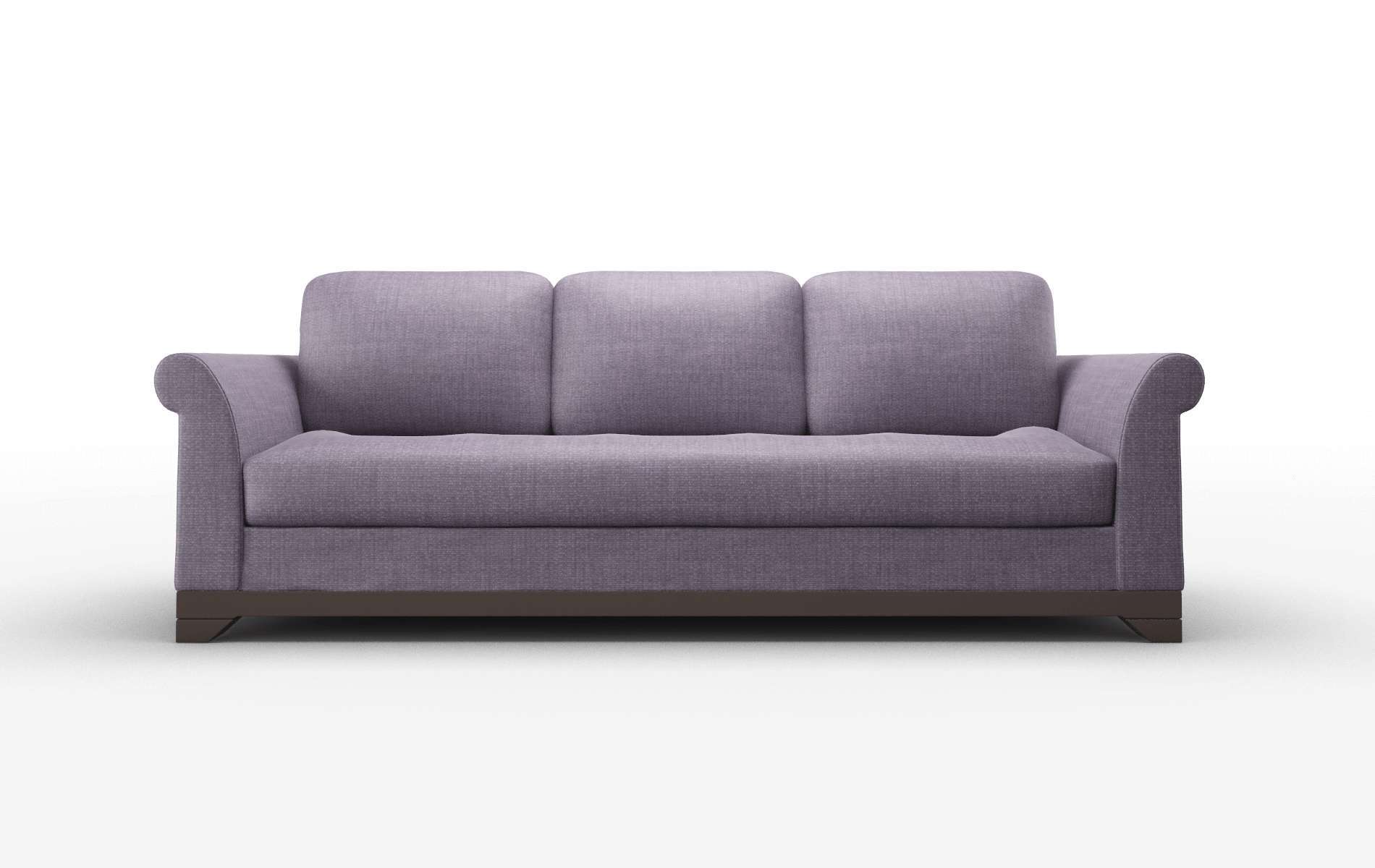 Denver Tess Blackberry Sofa espresso legs 1