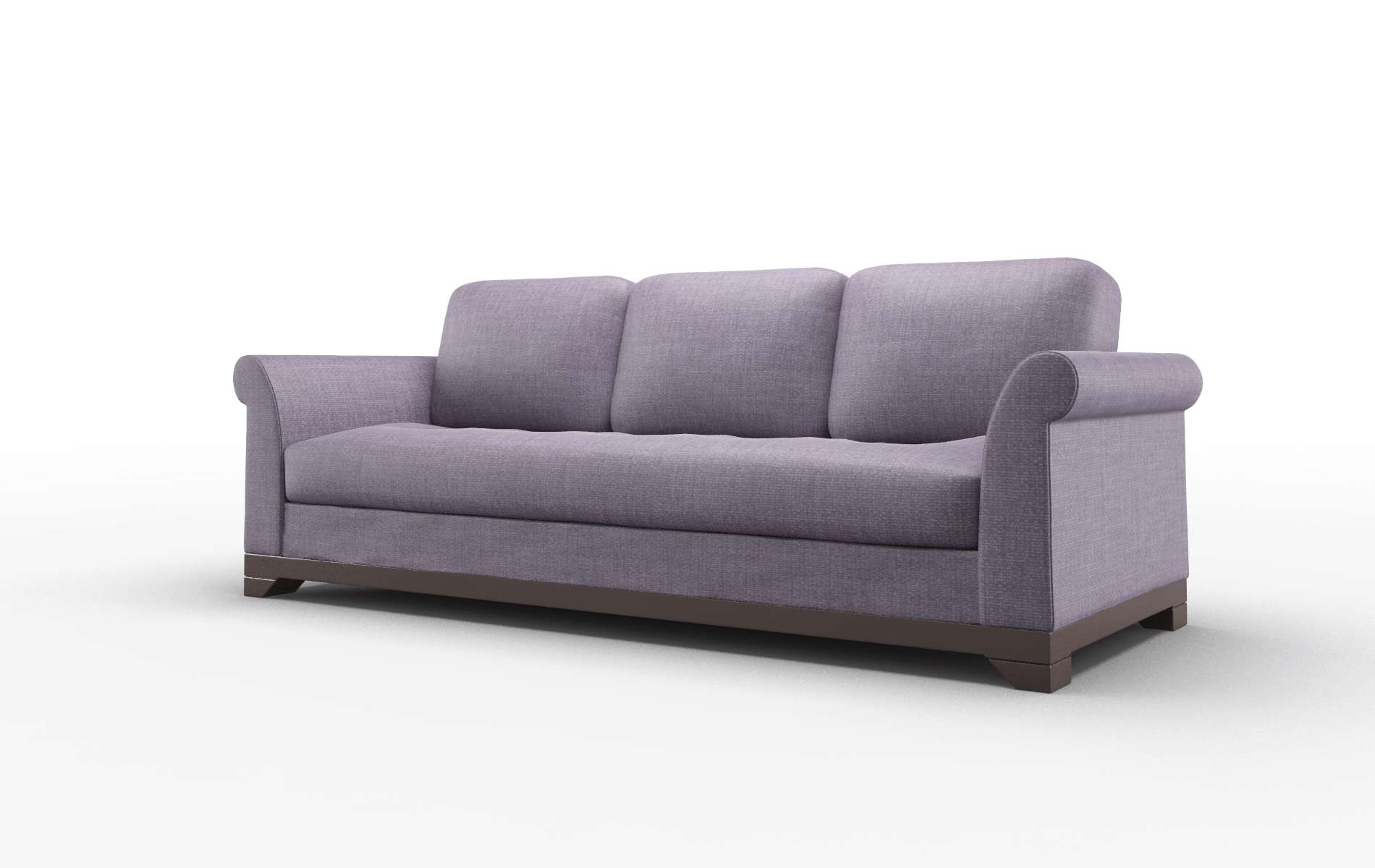 Denver Tess Blackberry Sofa espresso legs 4