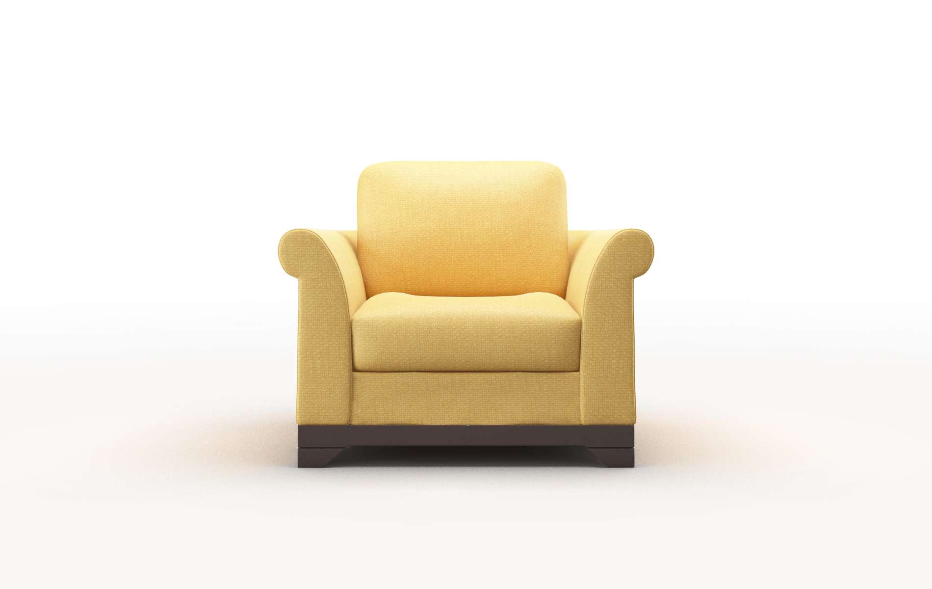 Denver Tess Turmeric Chair espresso legs 1