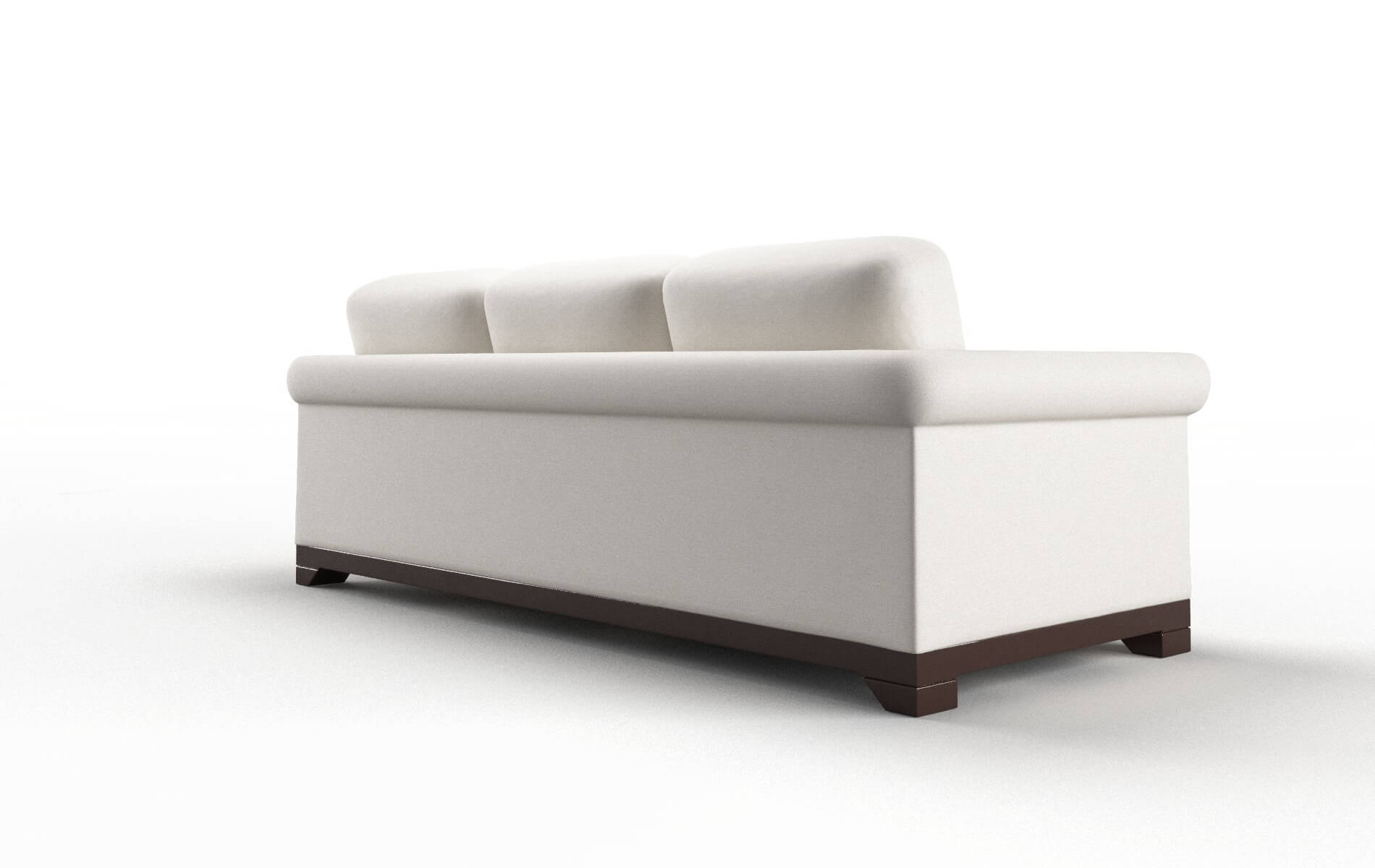 Denver Venice Eggshell Sofa espresso legs 5