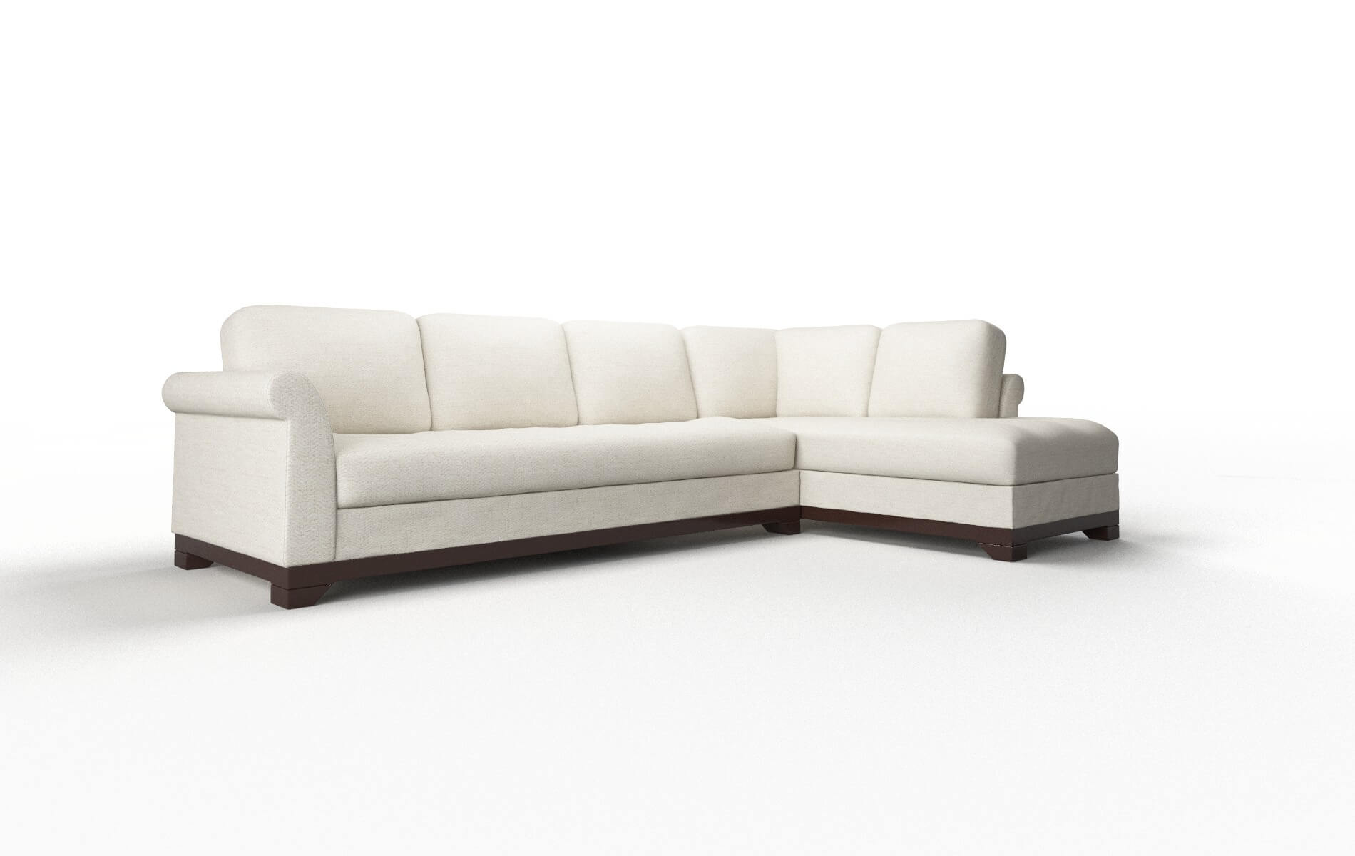 Denver Venus Cream Panel espresso legs 2