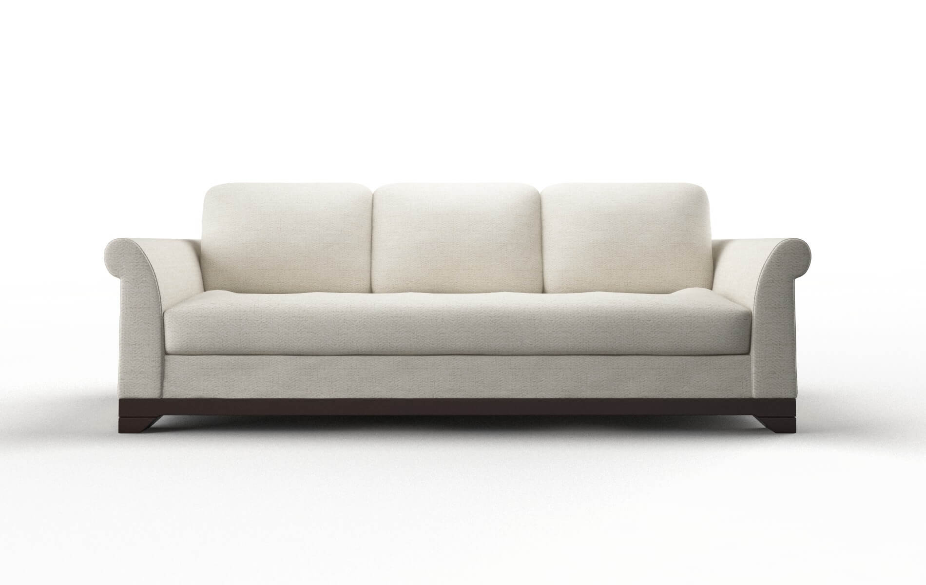 Denver Venus Cream Sofa espresso legs 1