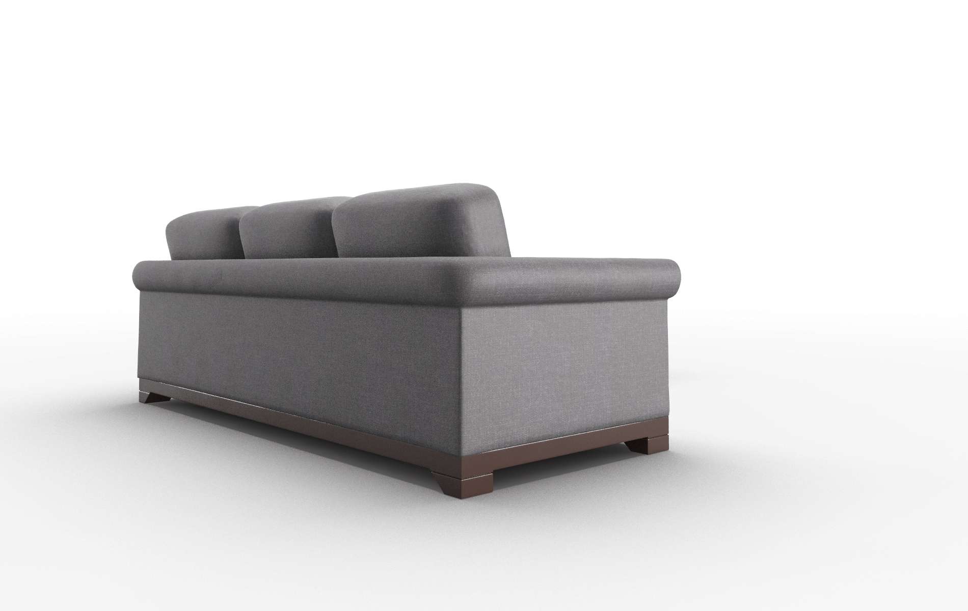 Denver Venus Onyx Sectional espresso legs 3
