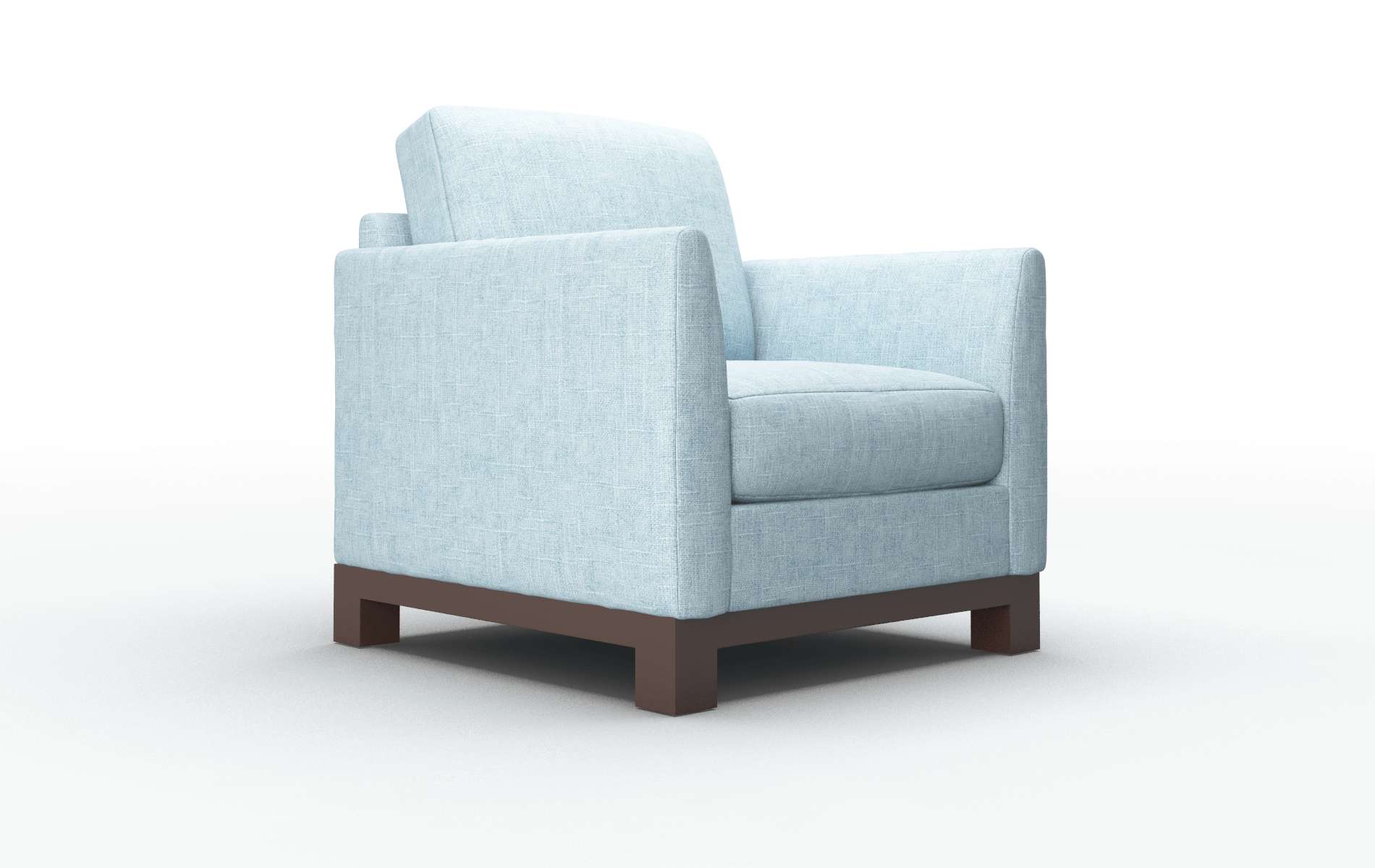 Dover Atlas Turquoise Chair espresso legs 2