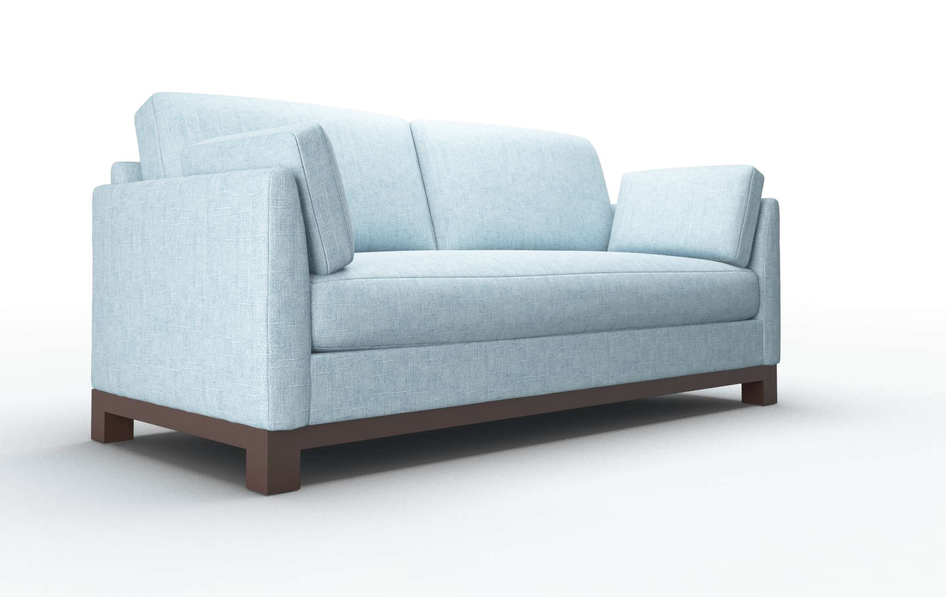 Dover Atlas Turquoise Sofa espresso legs 2