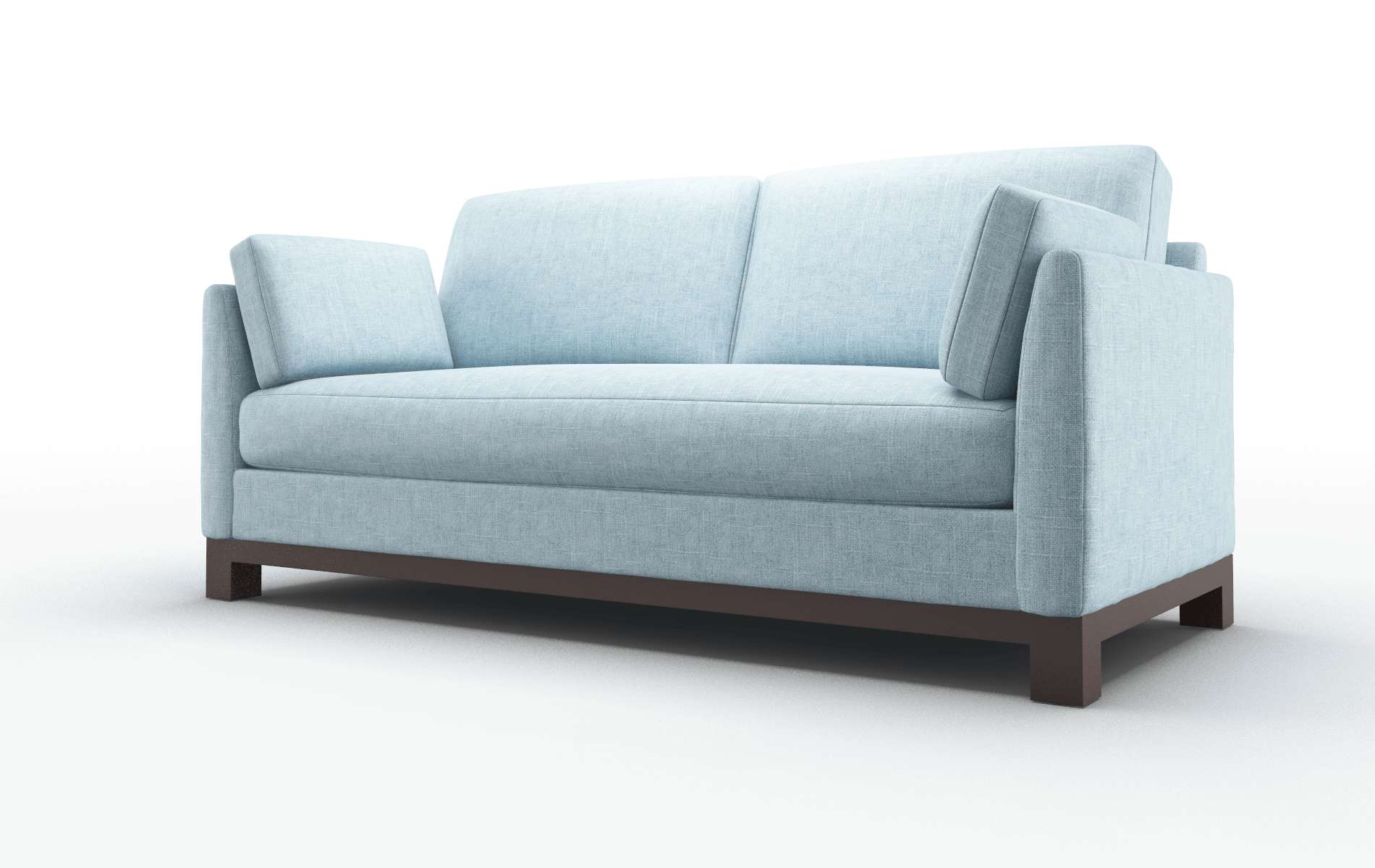 Dover Atlas Turquoise Sofa espresso legs 4